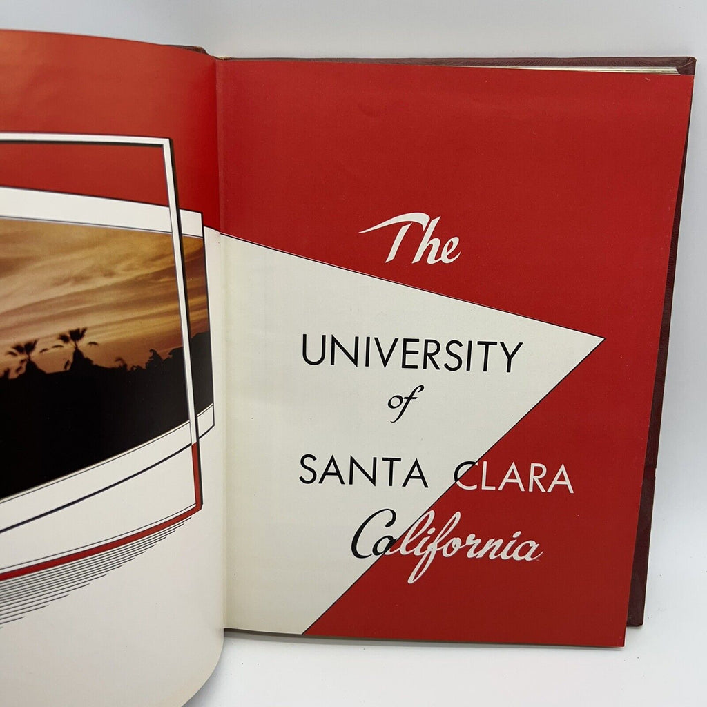 Vintage Yearbook Santa Clara California University Redwood 1957