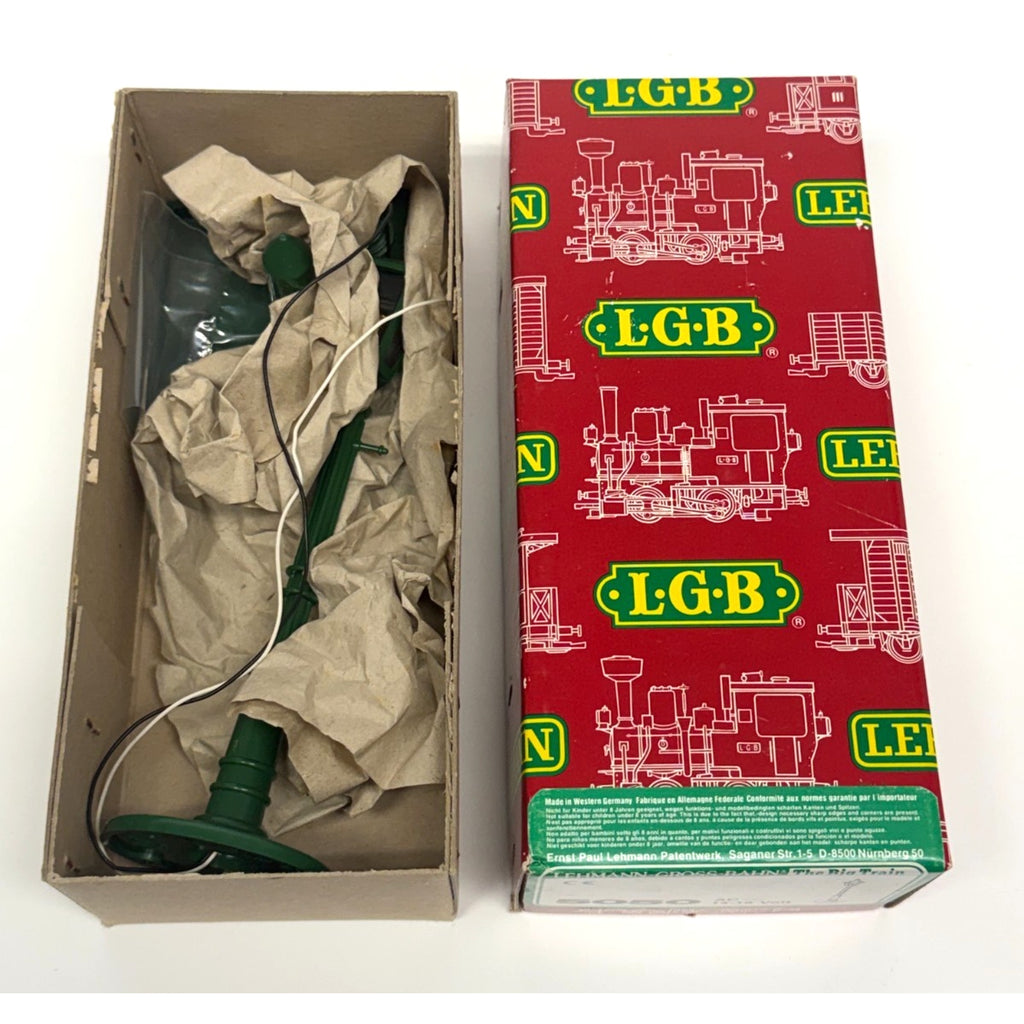 Vintage LGB 5050 G Scale Street Lantern Light Post Vintage Train Accessory WBox
