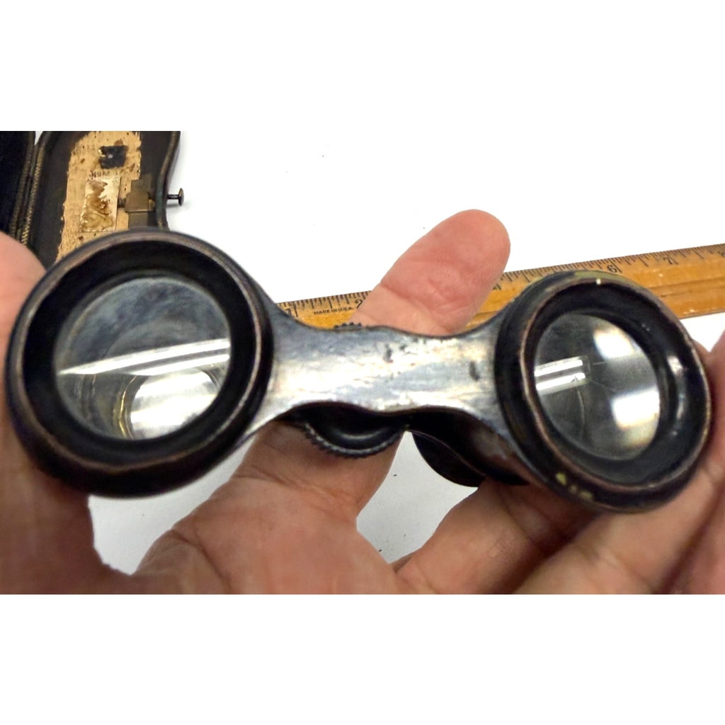 Vintage Antique Chevalier Paris Opera Glasses French Brass Binoculars Theater