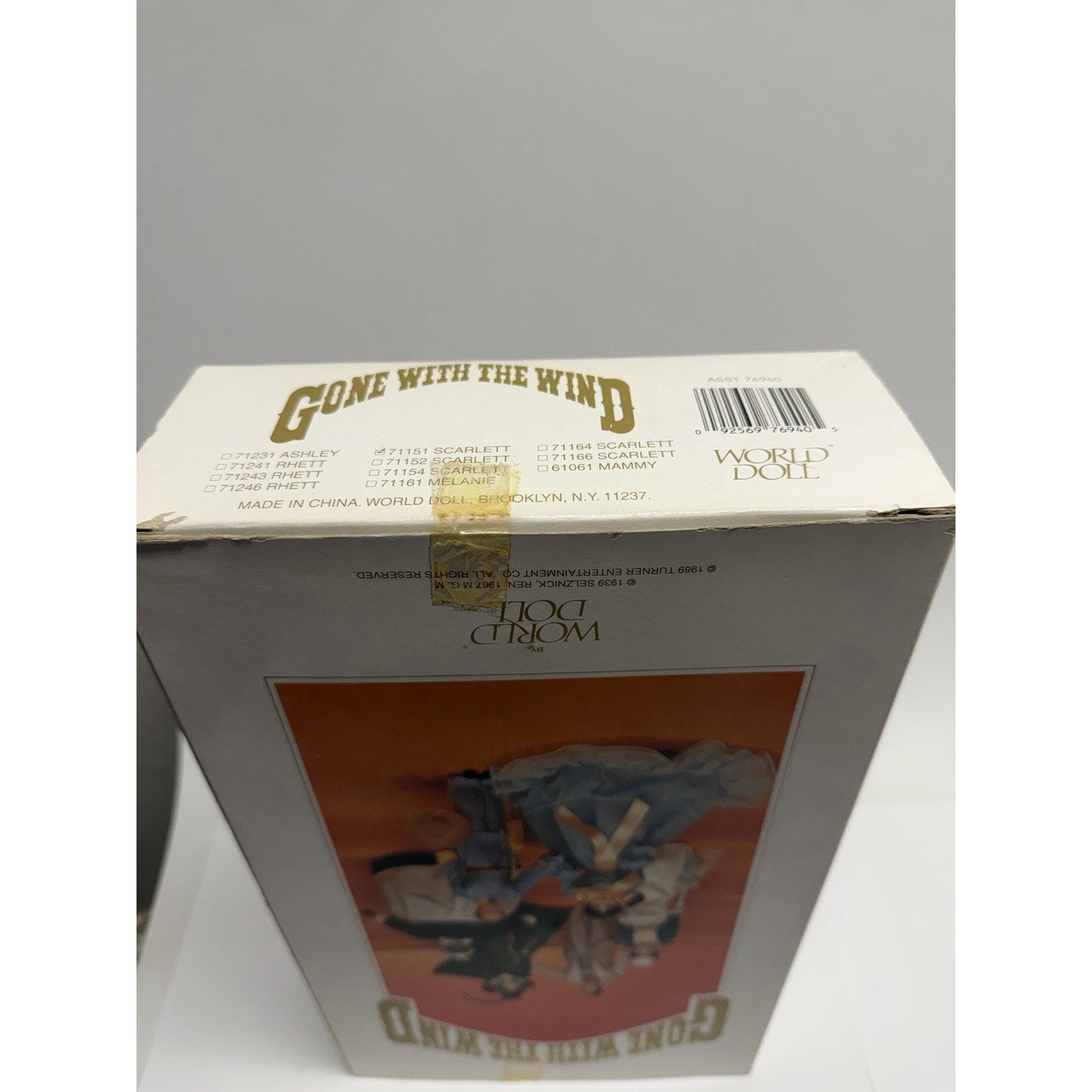 VTG Gone with the Wind SCARLETT Limited Edition Collectible by World Doll #76910