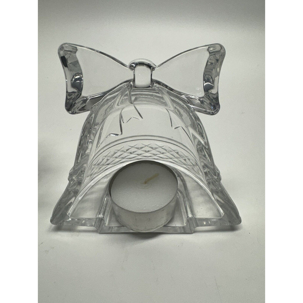 VINTAGE NEW Cristal DArques Christmas Luminaries Candle Holder Made in France
