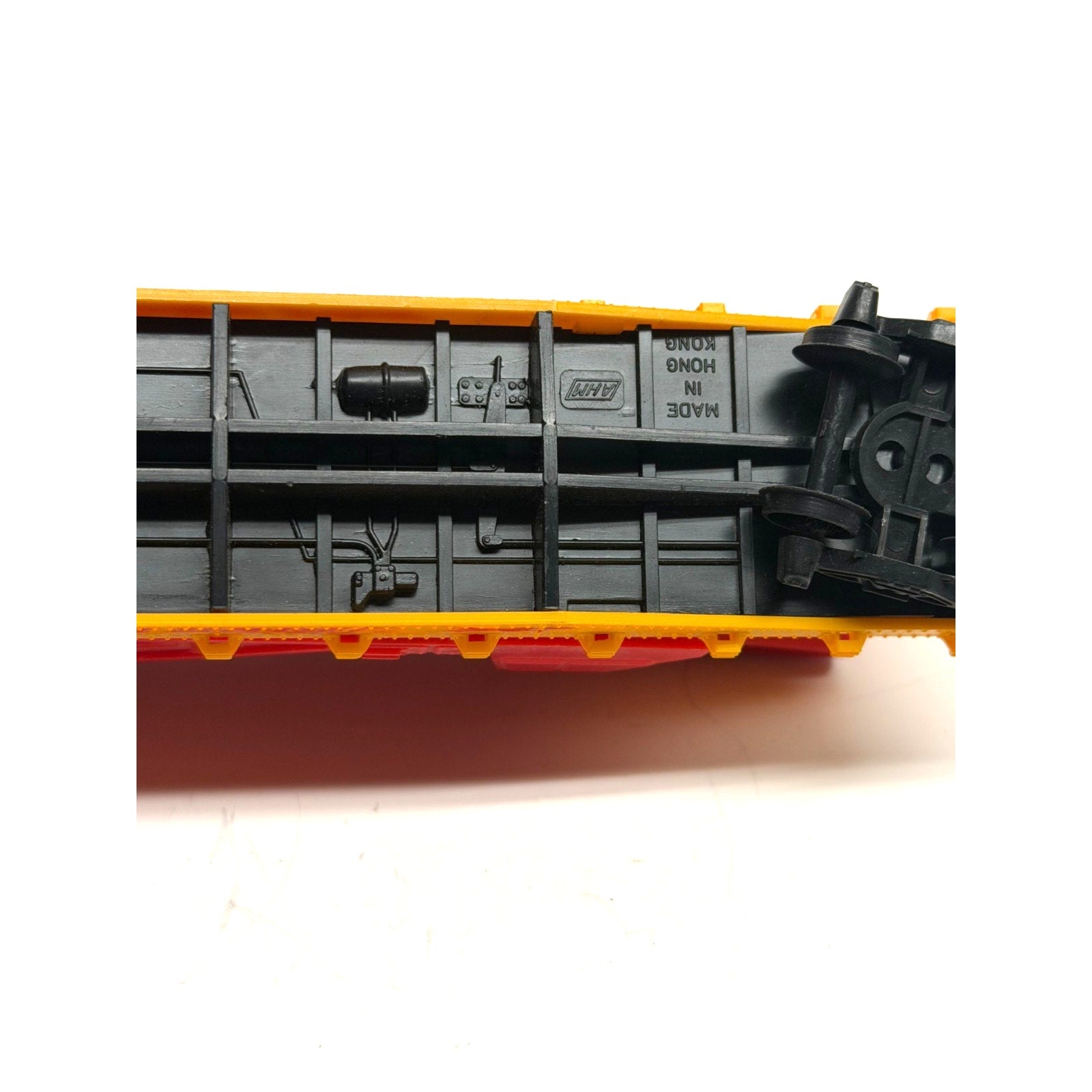 VINTAGE AHM HO FIREFOX FIRE FIGHTING 50' Plane Launcher Flat Car
