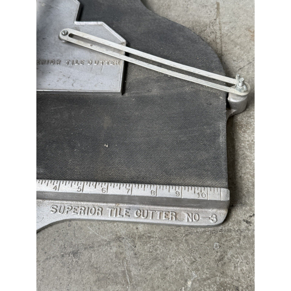 VINTAGE Superior Tile Cutter No. 3 Made in the USA No.3 #3