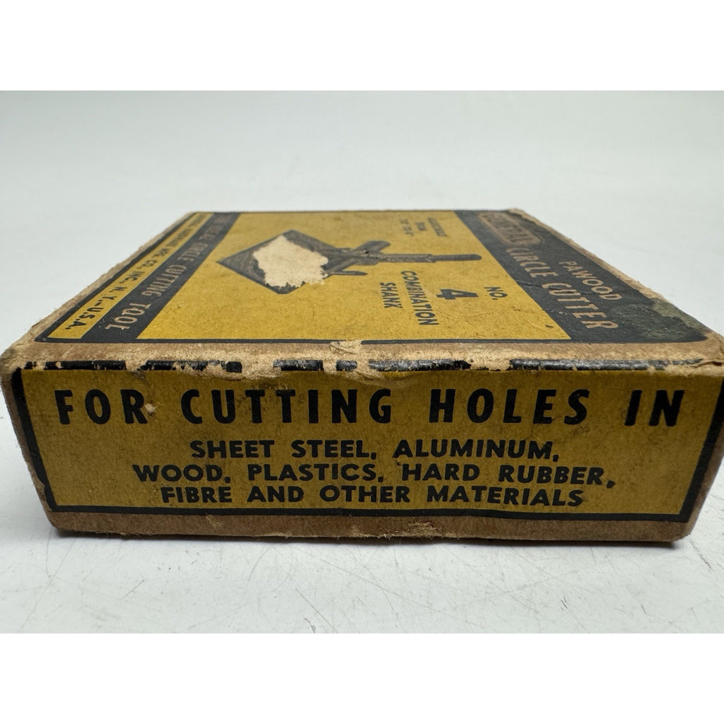 VINTAGE PAWOOD GENERAL Circle Cutter No 4 Tool Made in USA