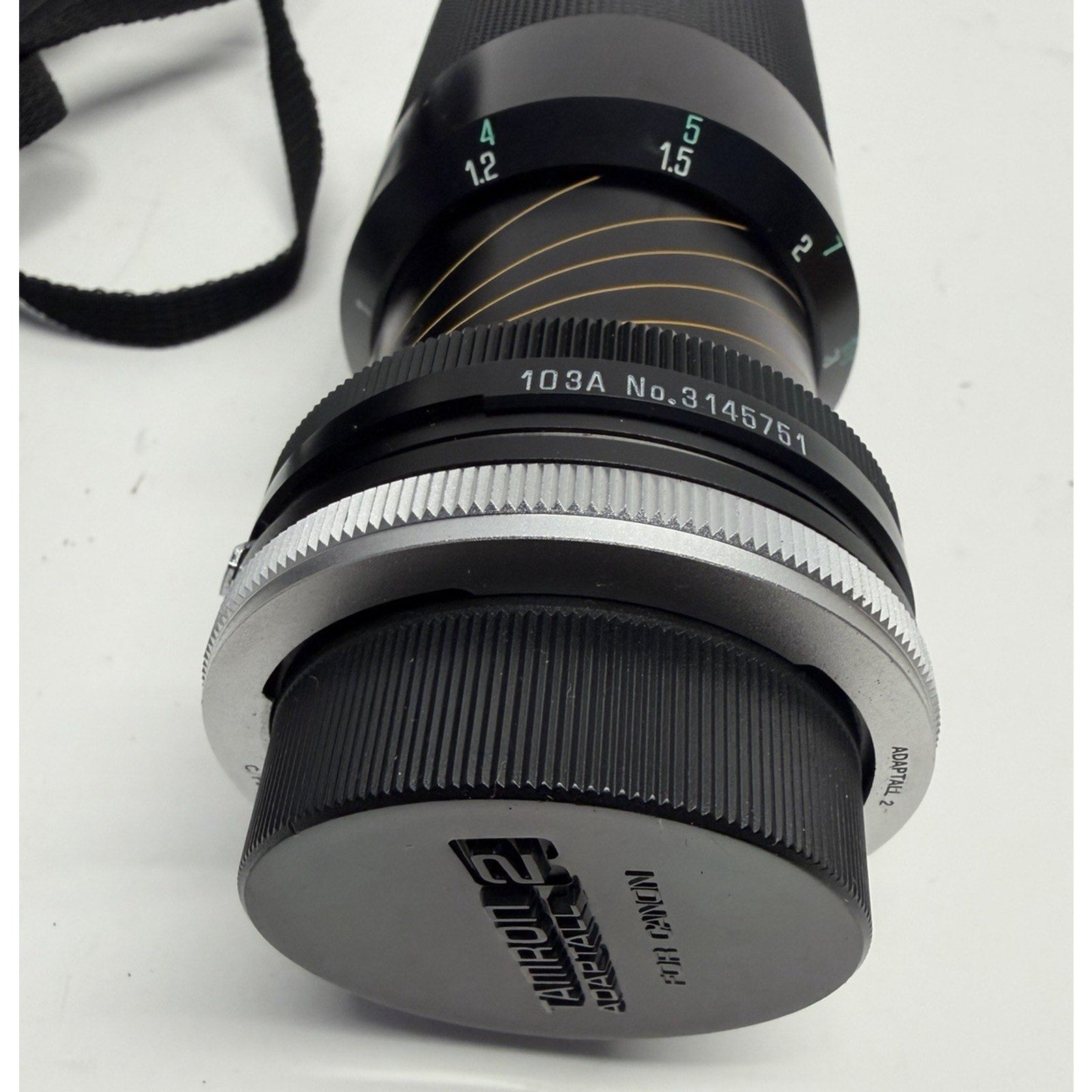 Vintage Tamron 80-210mm f/3.8-4 CF Tele-Macro Zoom Adaptall-2 Lens Model 103A