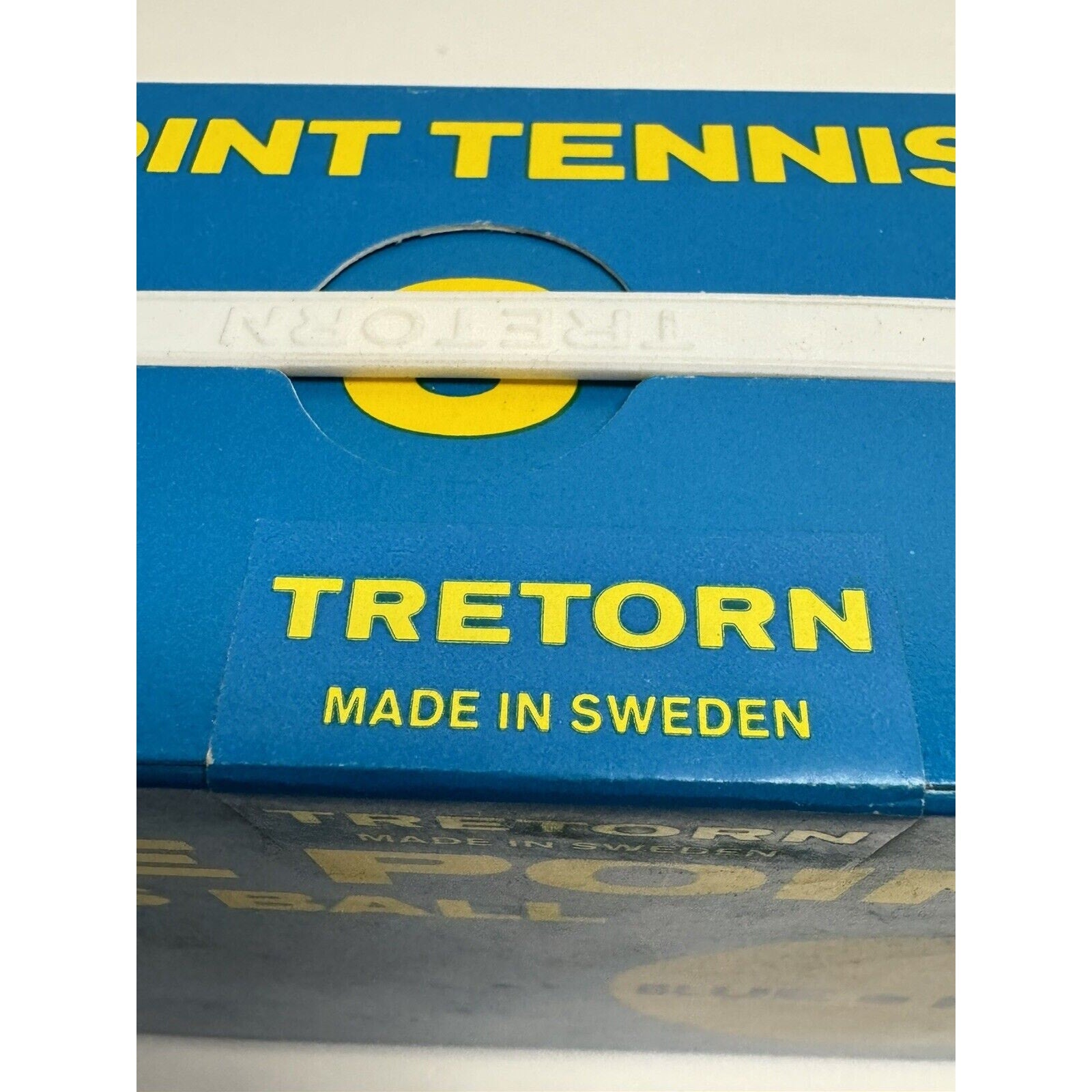Vintage NOS Bancroft Tretorn Blue Point Tennis Balls Box of 6 Made in Sweden
