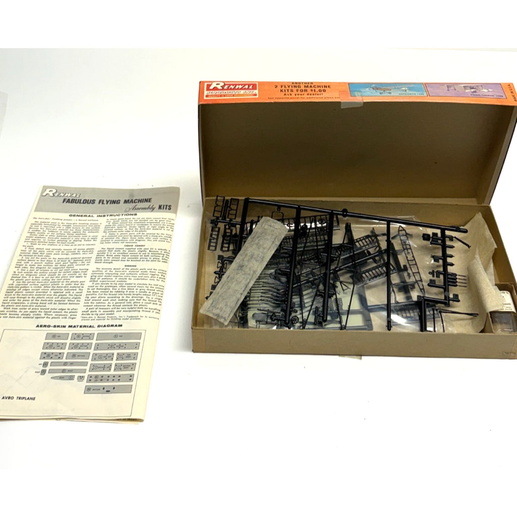 VINTAGE NEW Renwal #256 1/72 Fabulous Flying Machines - SEALED PARTS