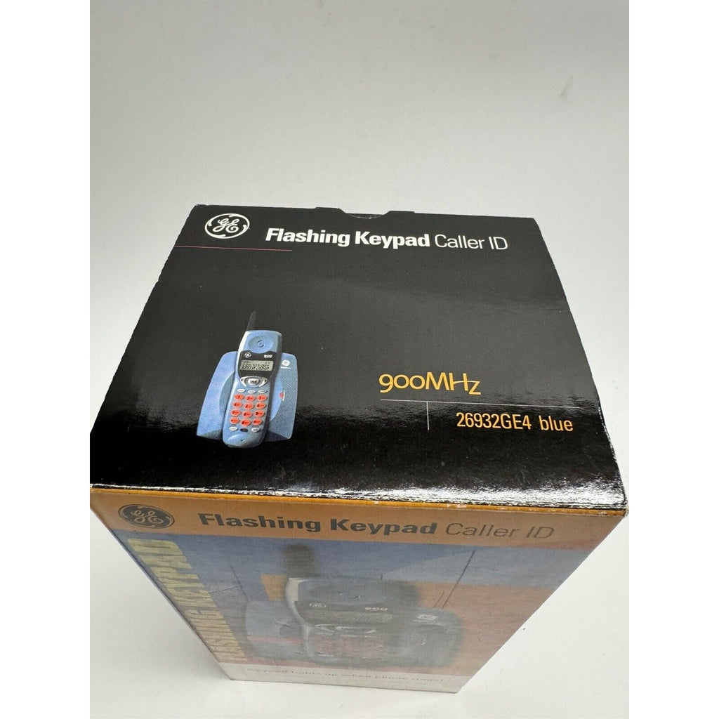 SEALED NEW GE 26932GE4 Cordless Telephone - Flashing Keypad Caller ID - Blue