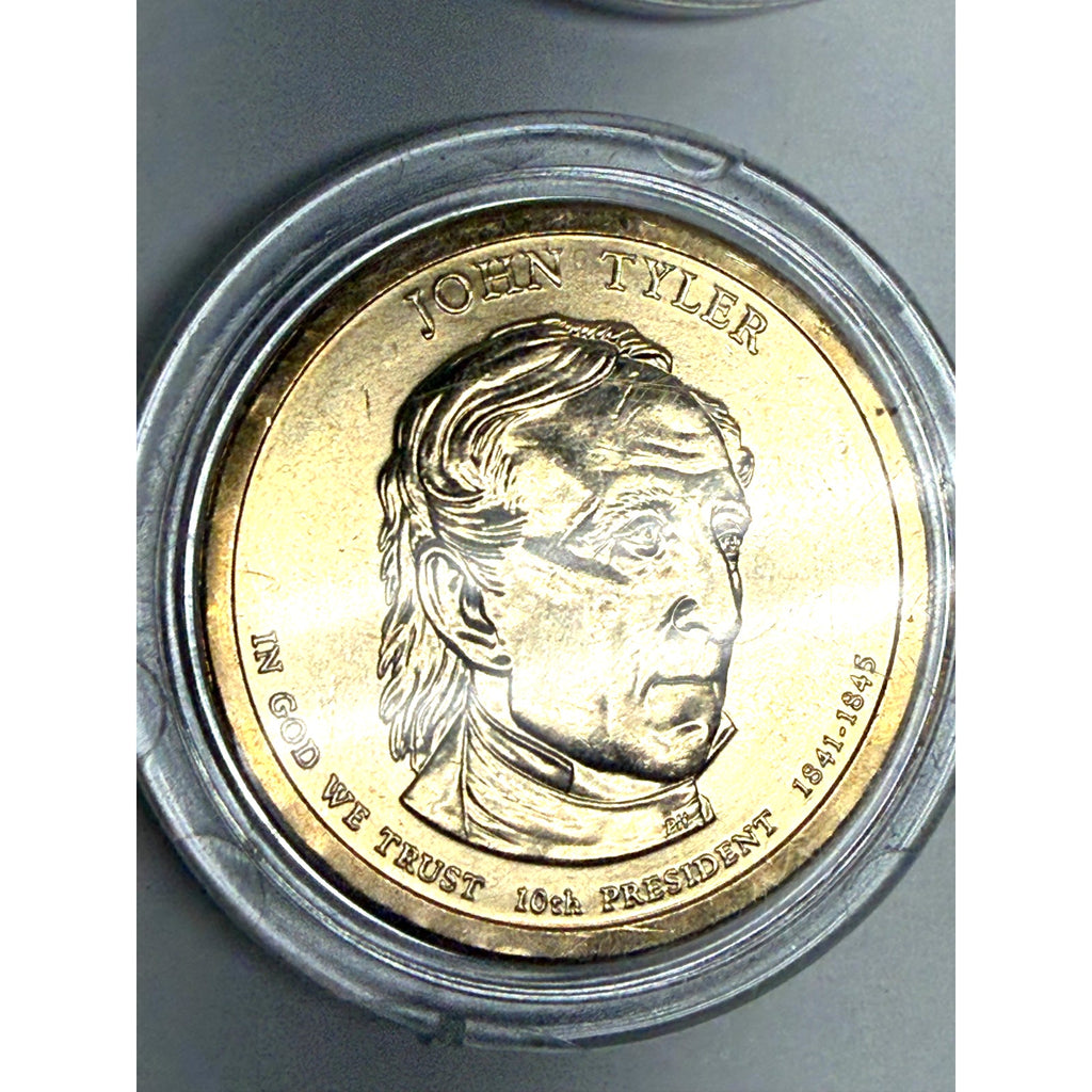 Vintage lot of 4 new 2007 S Presidential Dollar 4 Coin Gem Proof Set