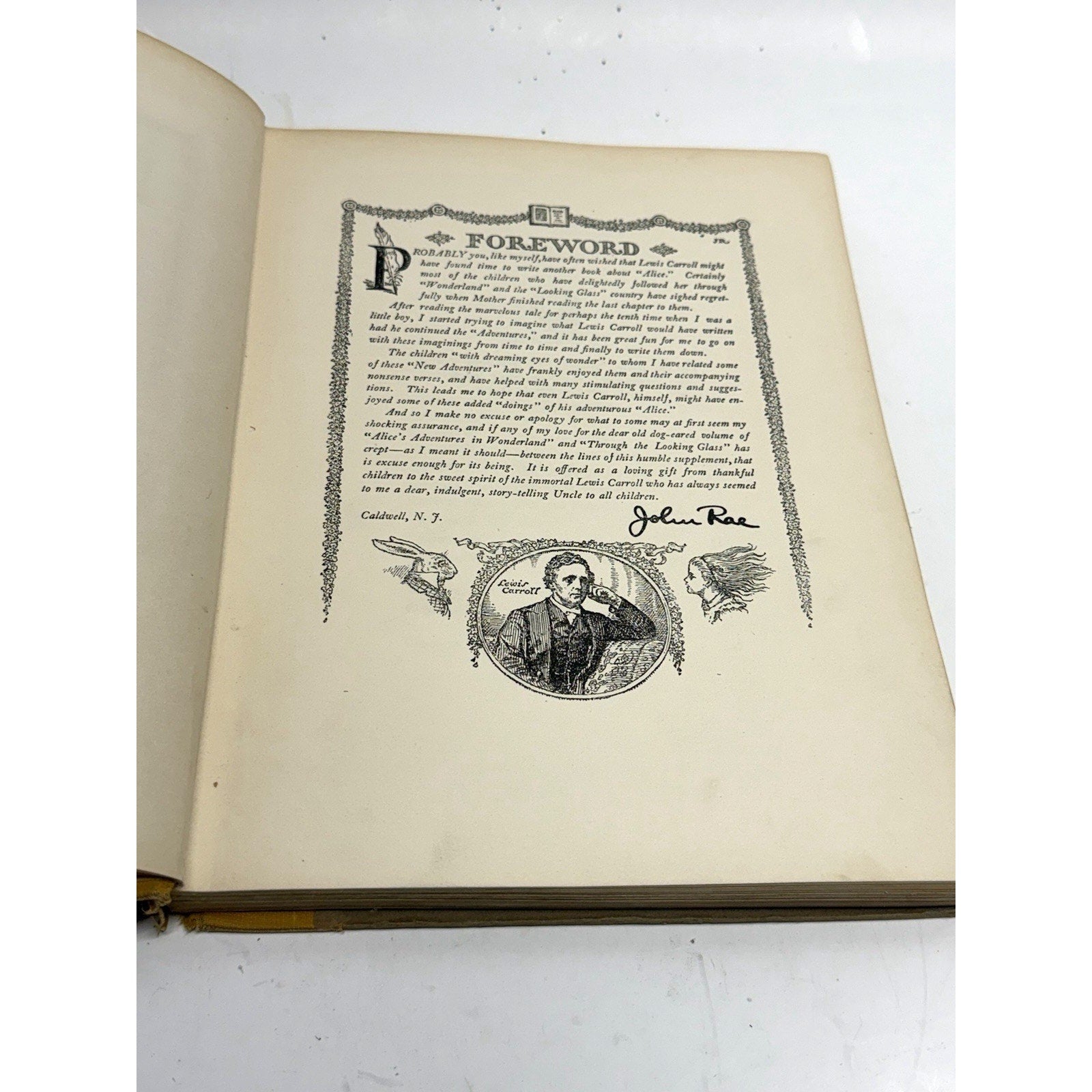 VINTAGE 1917 New Adventures of Alice, John Rae A continuation Of Wonderland