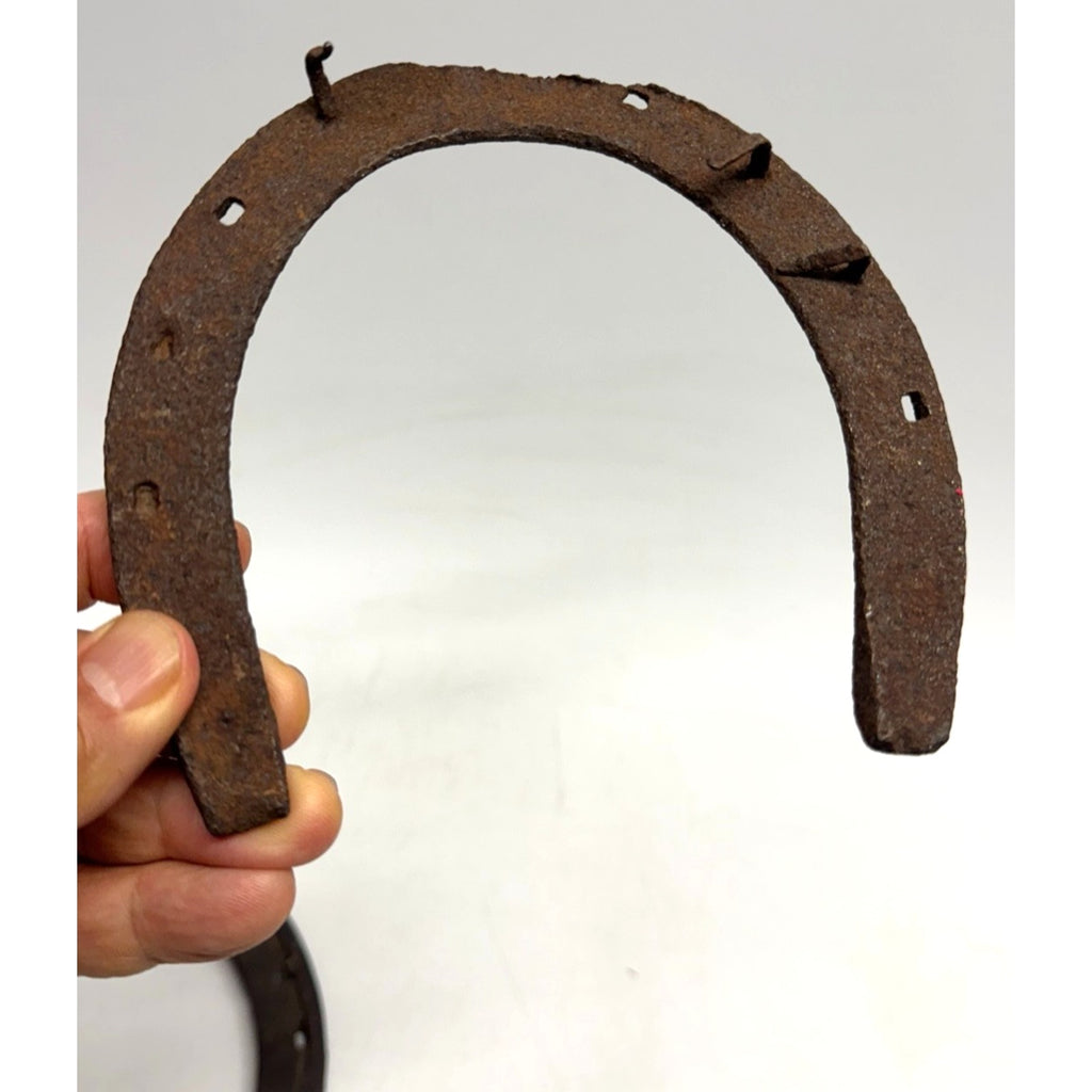 Vintage Lot of 2 Antique Handmade Lucky Horseshoe Collectible