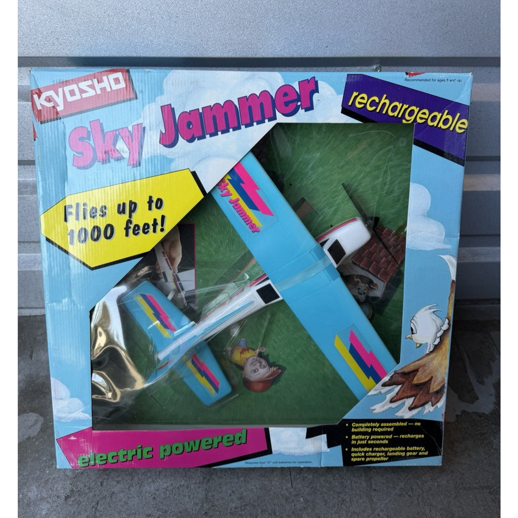 Vintage Rare FACTORY SEALED Kyosho Sky Jammer Remote Plane