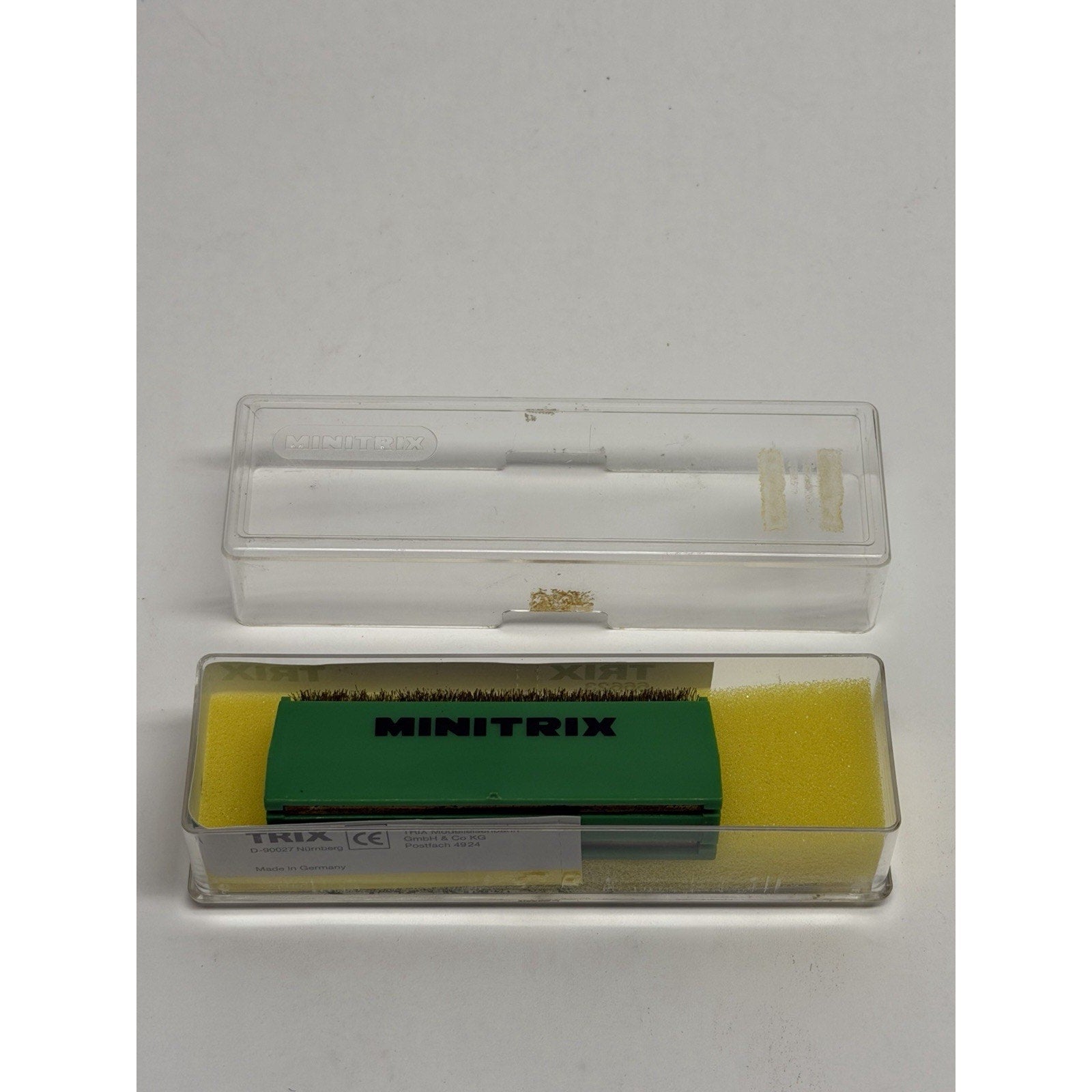VINTAGE NOS Minitrix 66623 - N-Lokrad-Reinigungsbürste - Spur N Made in Germany