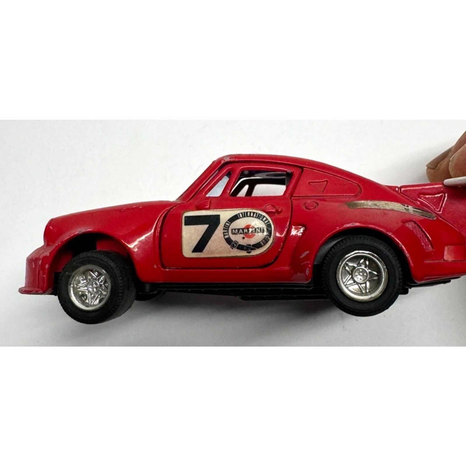 Vintage Shinsei Mini Power 1:37 Scale Porsche Turbo - Martini Racing