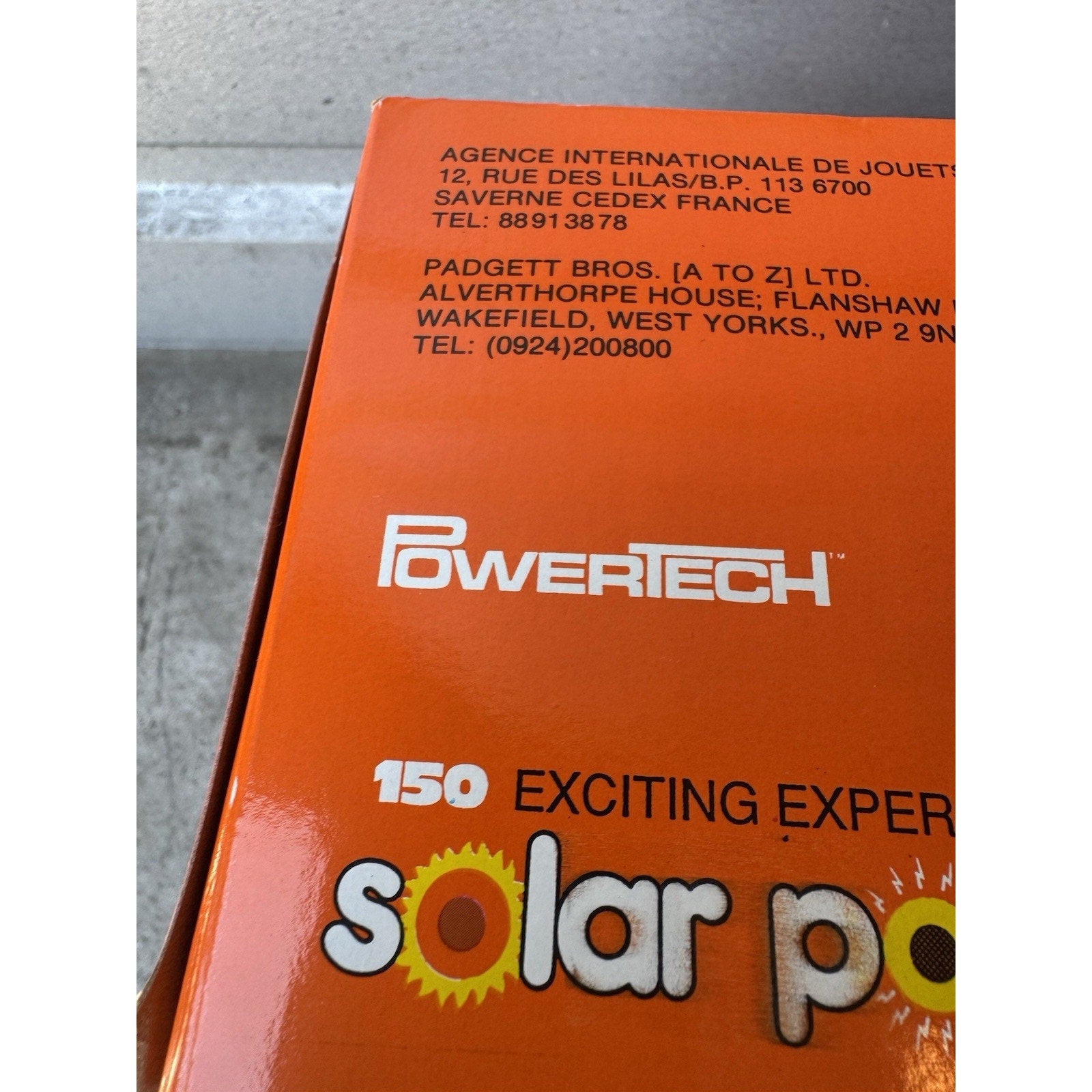 Vintage NOS Game PowerTech Solar Power Tree of Knowledge Educational ISRAEL