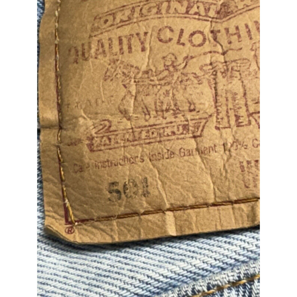 Vintage Men's Levi's 501 Denim Jeans Size 36 x 32 Made in Mexico