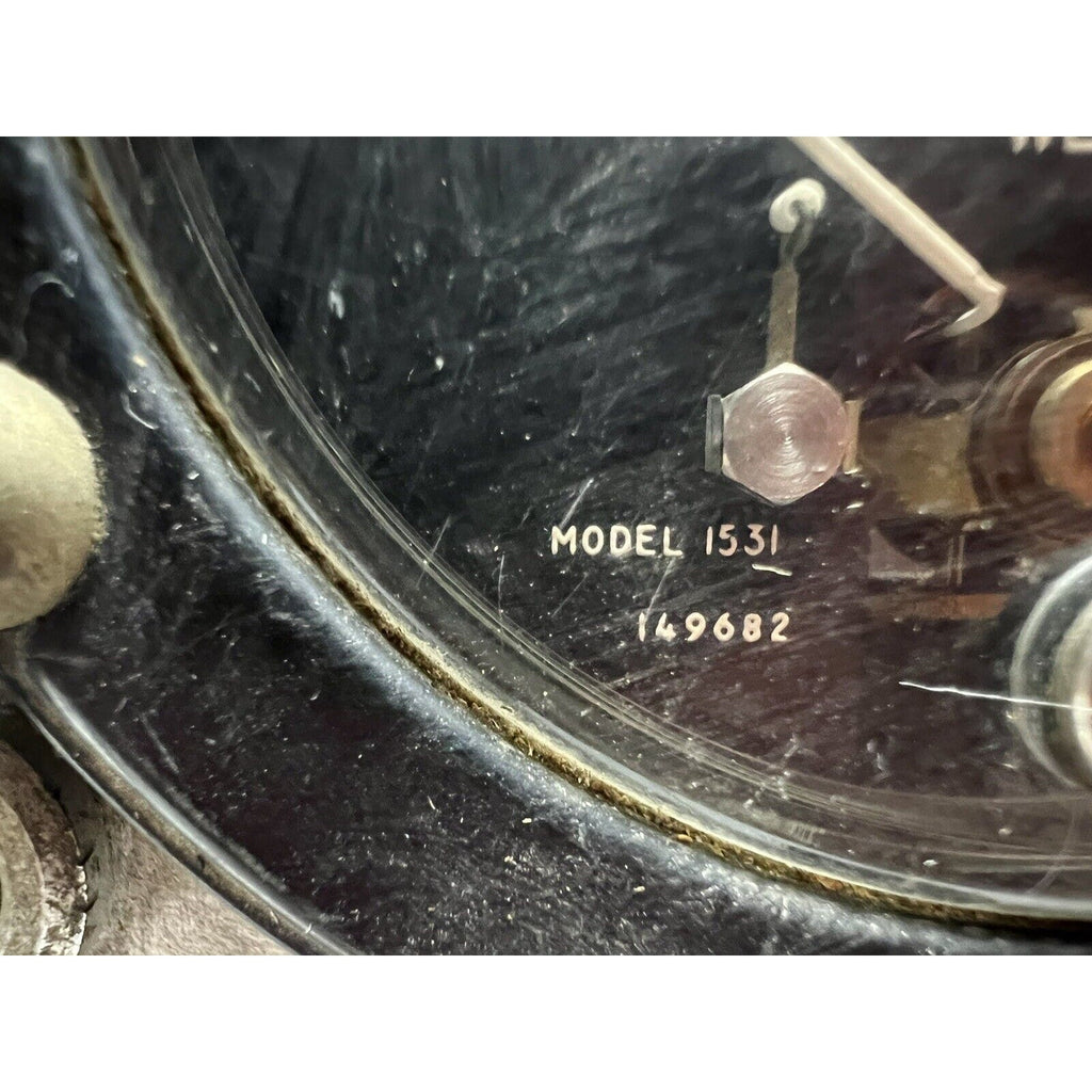 Vintage WESTON Milliamperes Meter Model 1531 : Power On