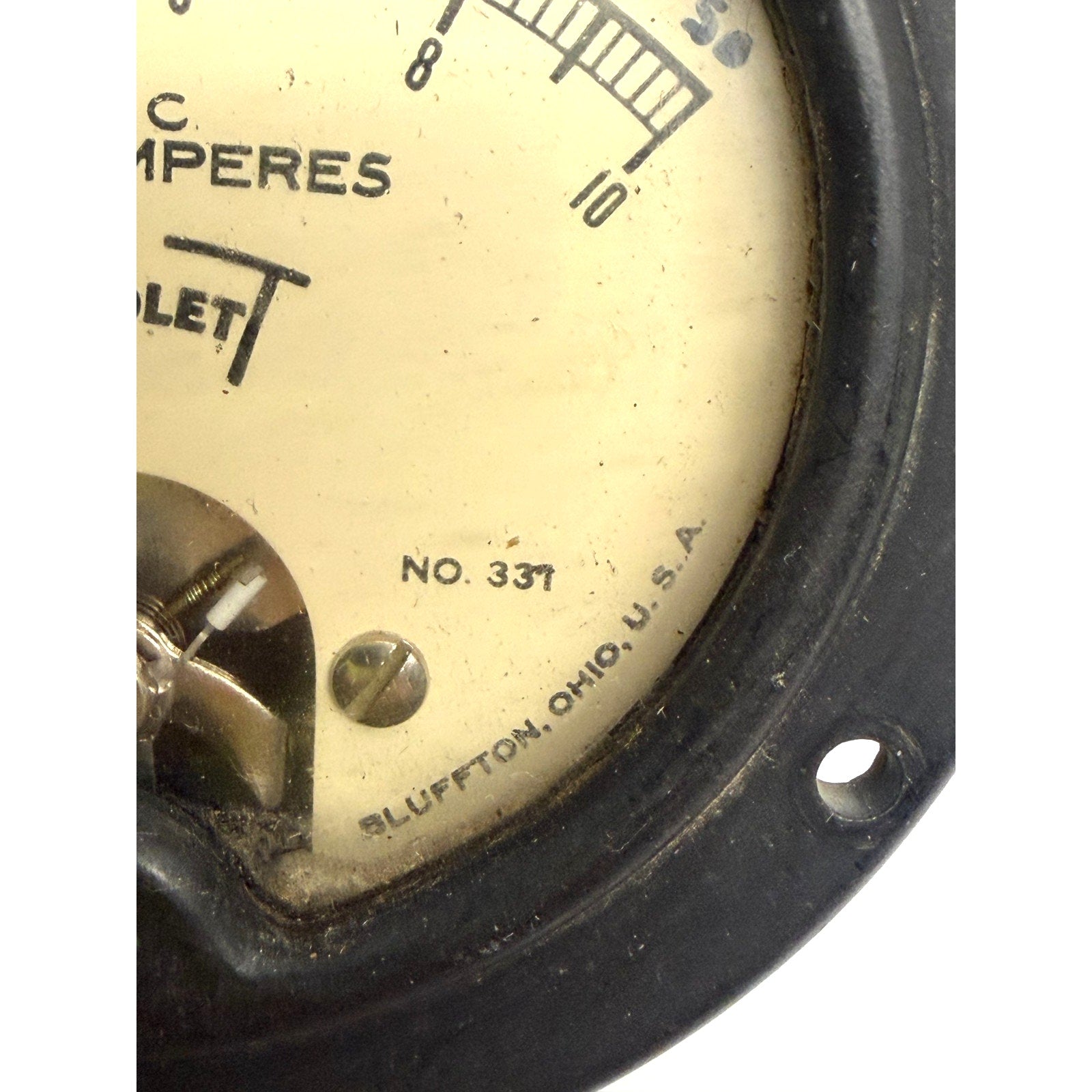 Vintage Triplett Model 331 AC Milliamperes Panel Meter