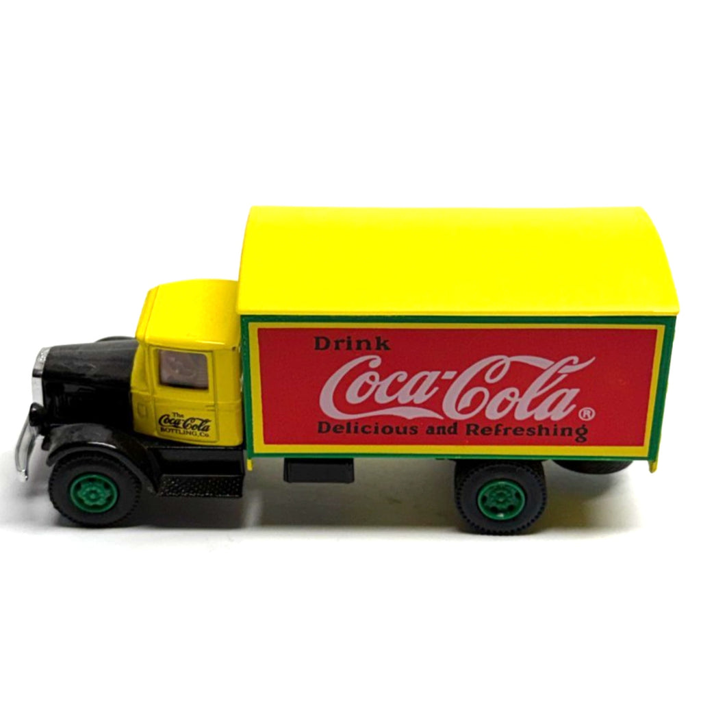 Vintage 1991 Coca Cola Mack Model BM, 1:64, Diecast, Black and Yellow, New