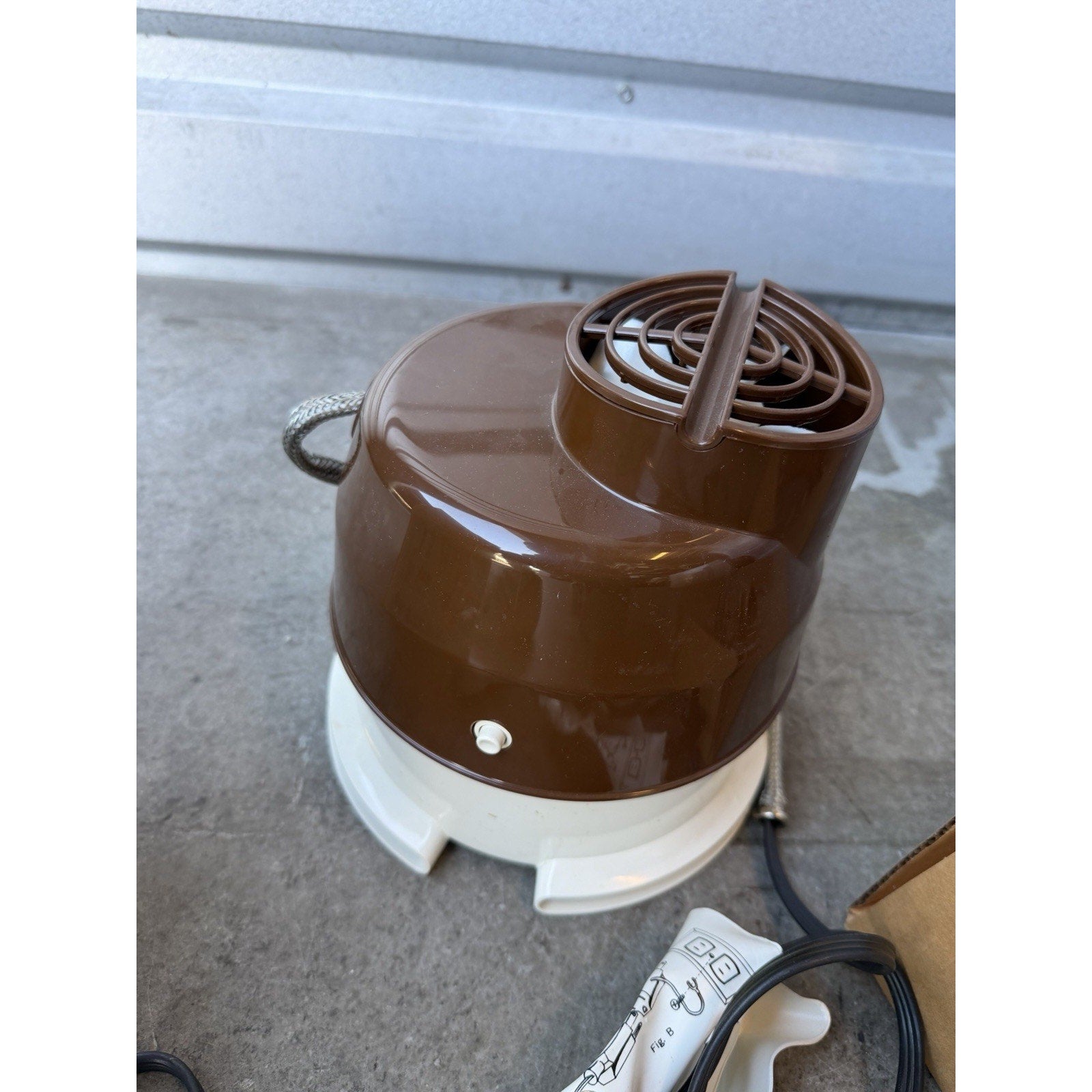 Vintage 1973 Salton Ice Cream Machine IC-4 With Msnual