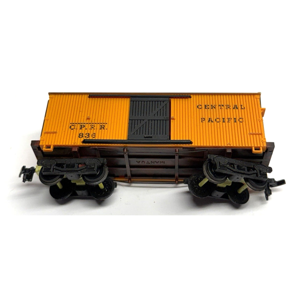Vintage HO Scale Central Pacific Railroad Car 836 Mantua Boxcar
