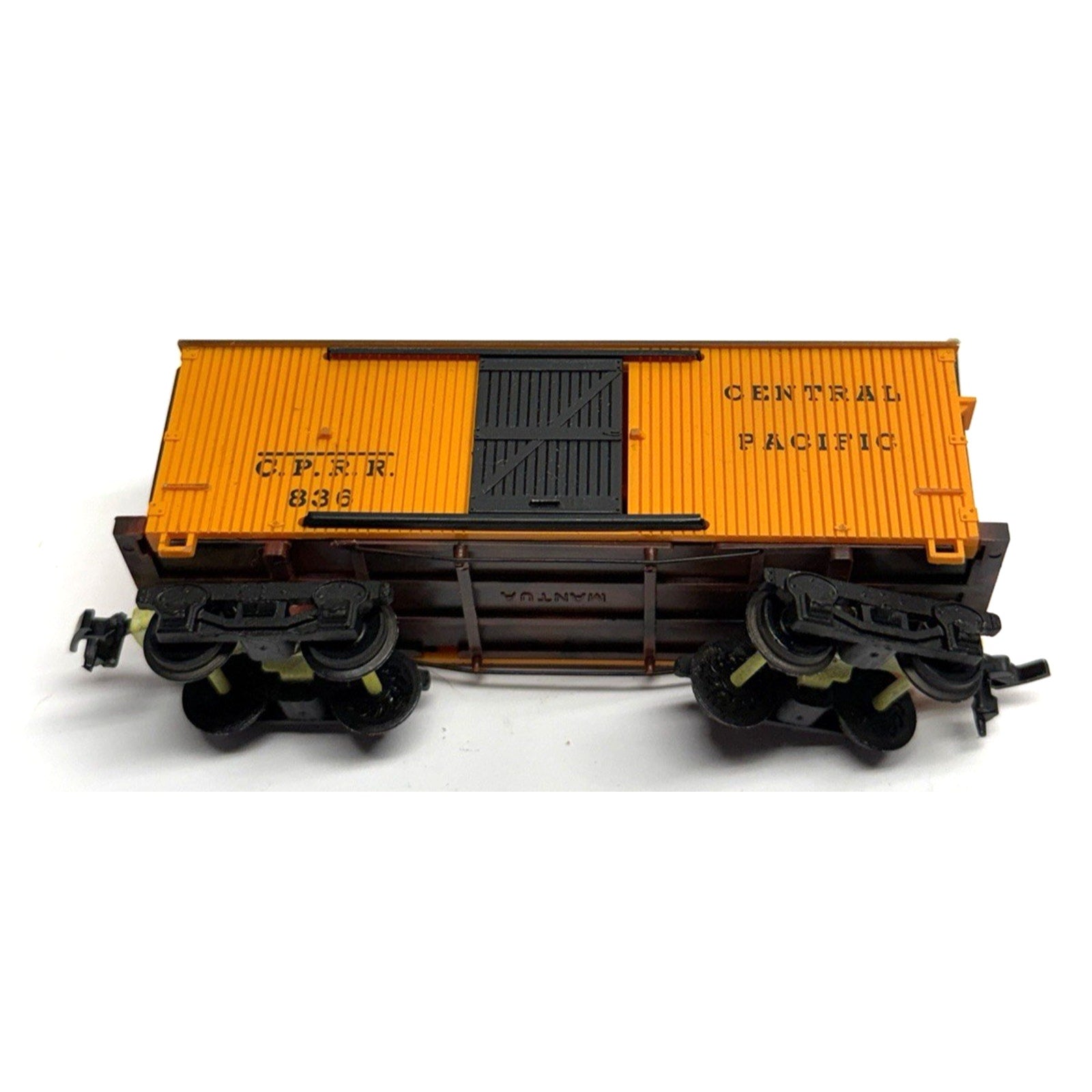 Vintage HO Scale Central Pacific Railroad Car 836 Mantua Boxcar