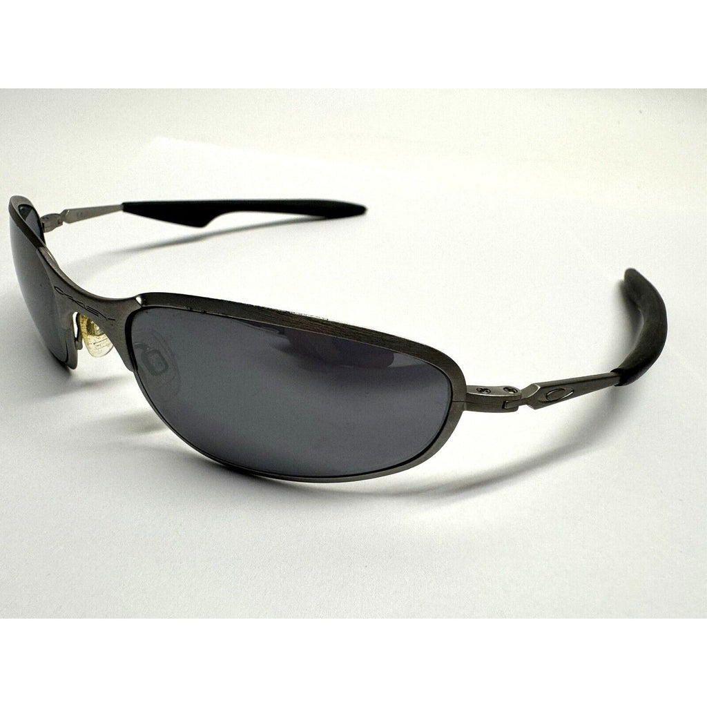 VINTAGE Oakley A Wire 1.0 Brushed Thick / Black Iridium SKU: 05-565 - EXCELLENT!