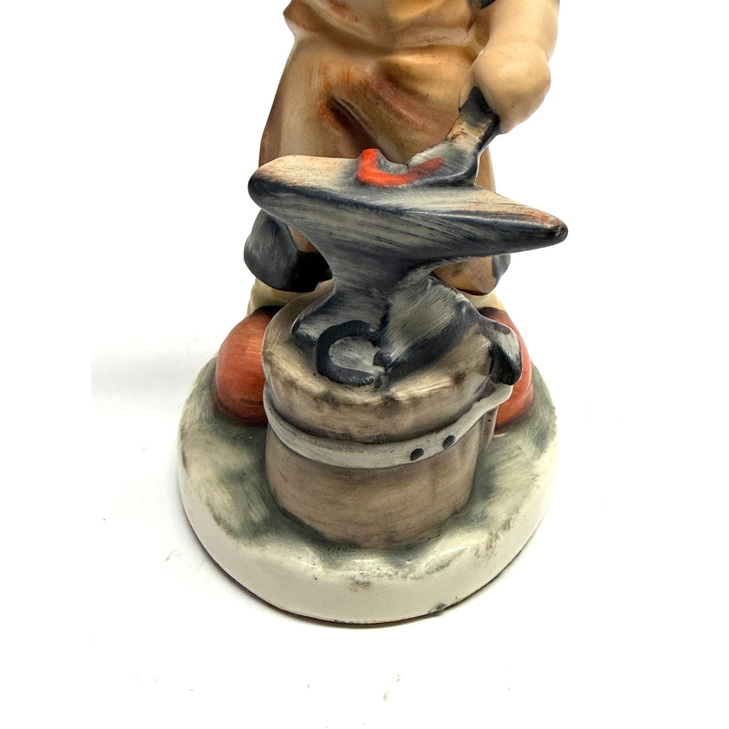 Vintage Friedel Bavaria Blacksmith Boy Figurine West Germany Hand Painted 6"