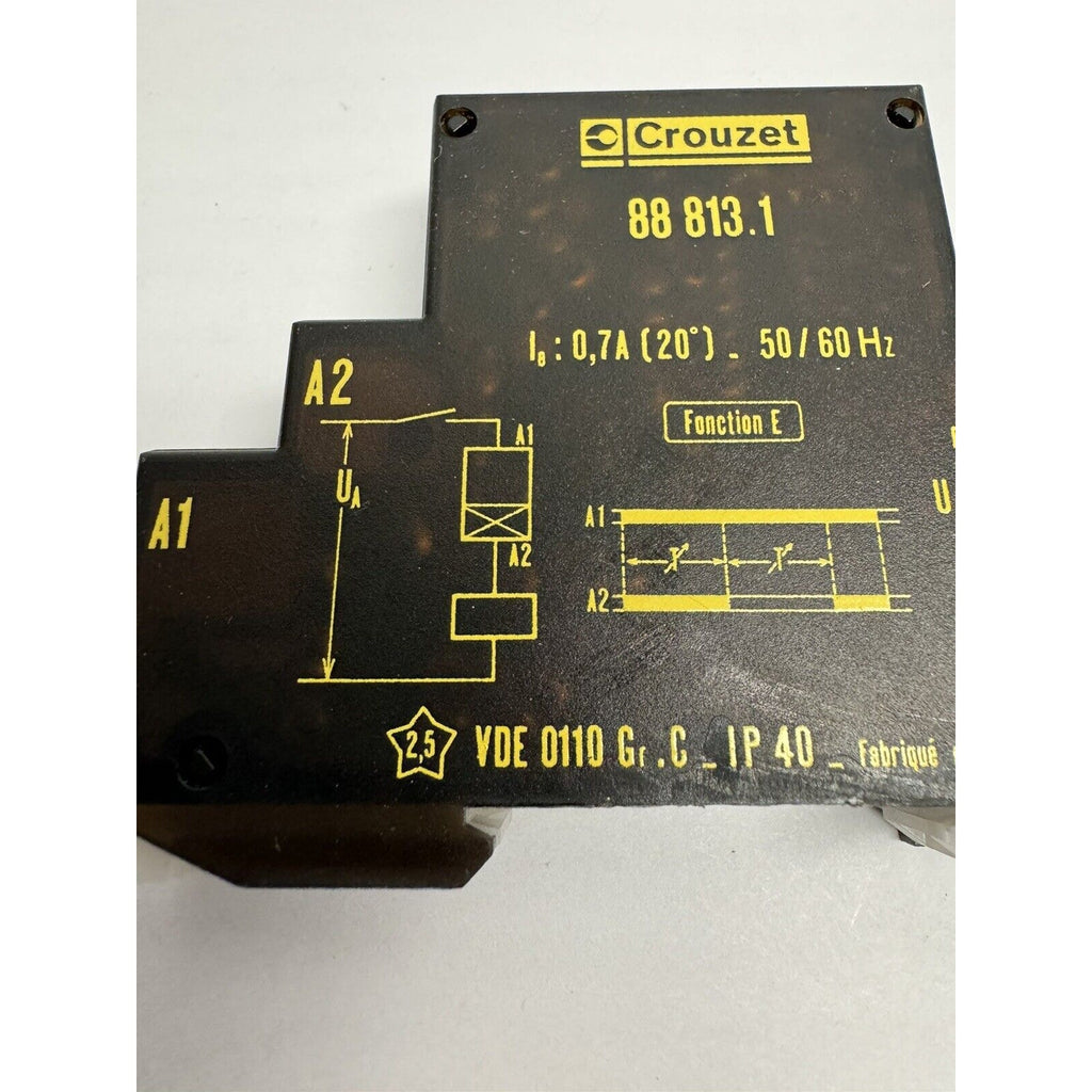 VINTAGE NOS Crouzet 88 813.1 Time Delay Relay IP40 Made in France