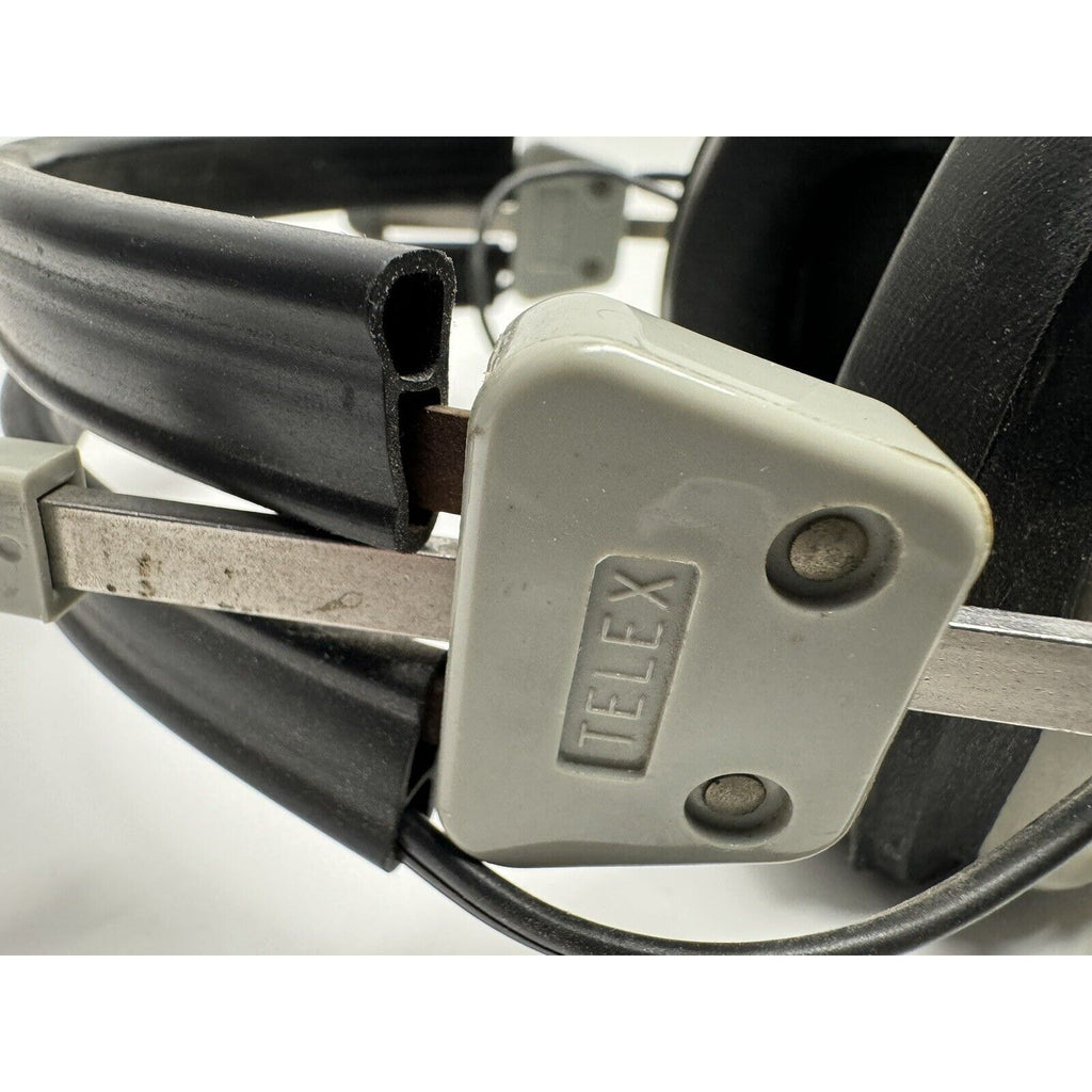 VINTAGE Telex Headphones Talking Airplane Pilot Aircraft Aviation -- UNTESTED