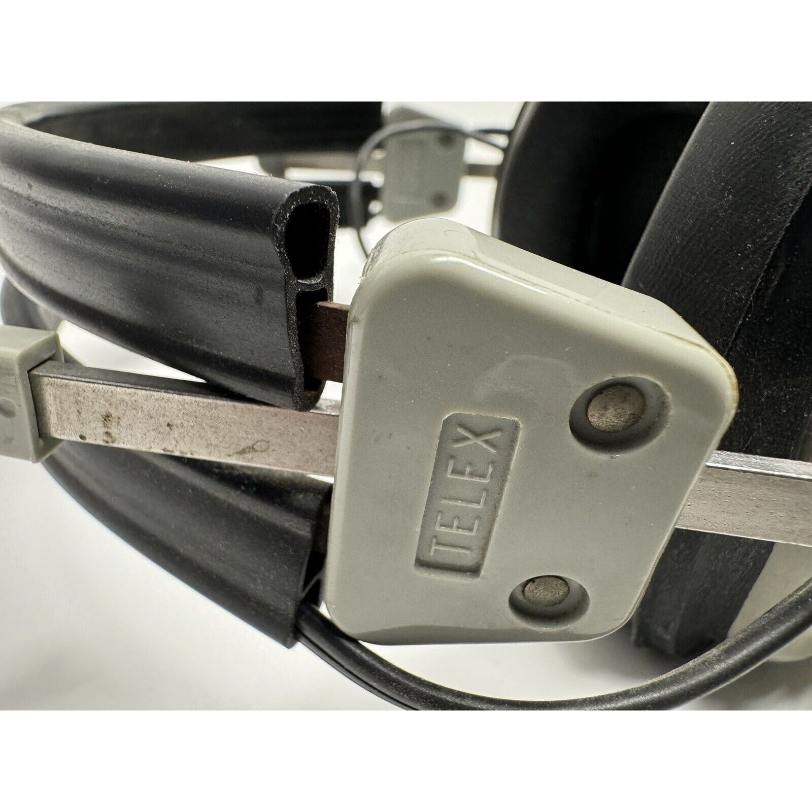 VINTAGE Telex Headphones Talking Airplane Pilot Aircraft Aviation -- UNTESTED