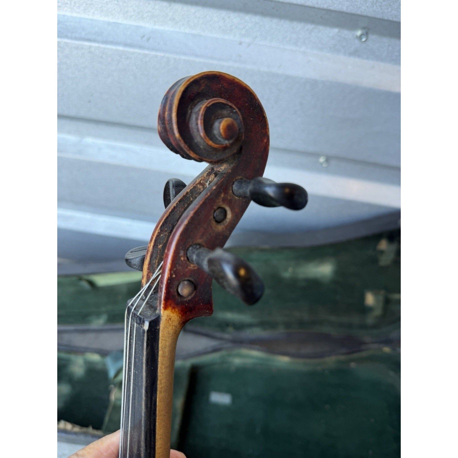 Vintage Stradavarius style 4/4 Violin w/Case ~~Missing String~~