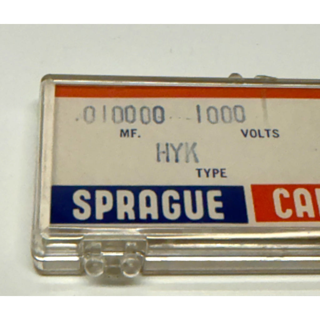 Vintage NEW NOS Sprague Ceramic Disc Capacitors 0.01uF 1000V 5HK-S10