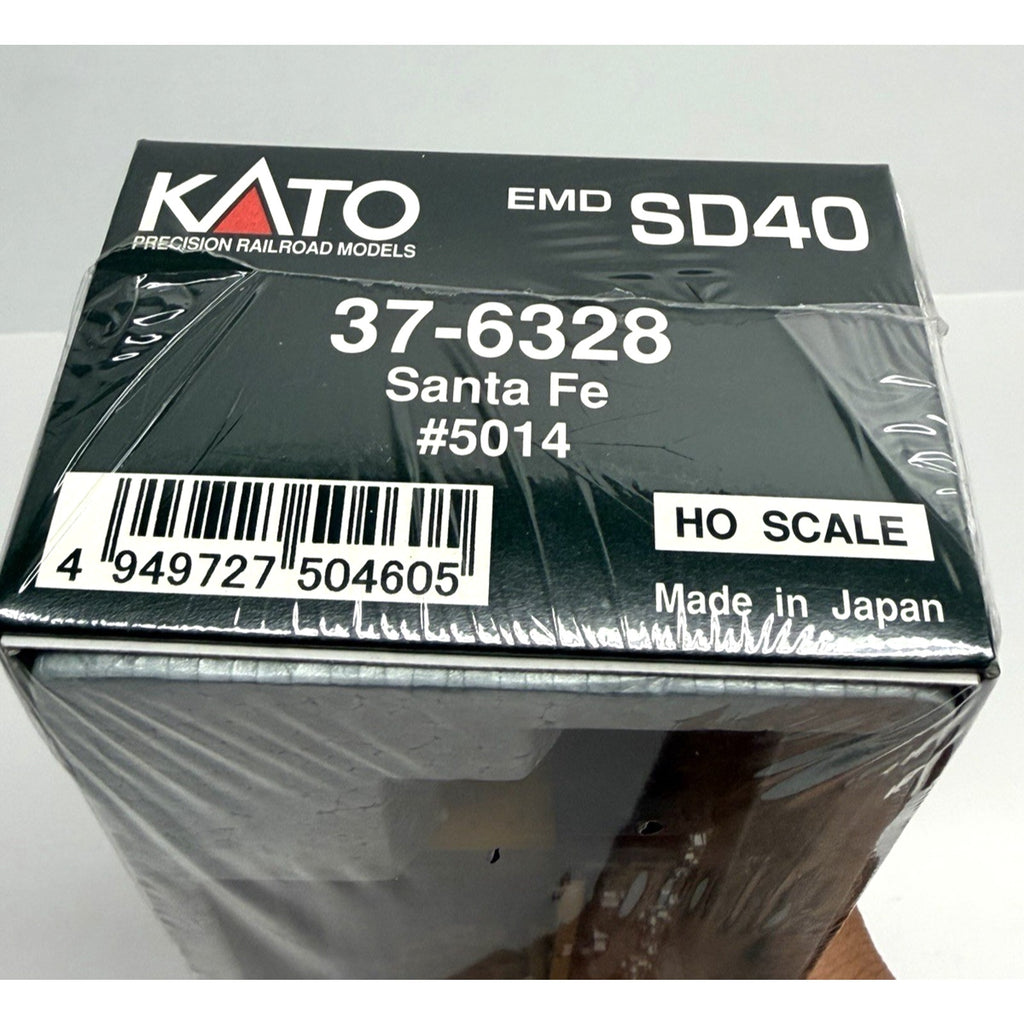 VTG Factory Seal Kato 37-6328 HO Scale Santa Fe EMD SD40 Diesel Locomotive #5014