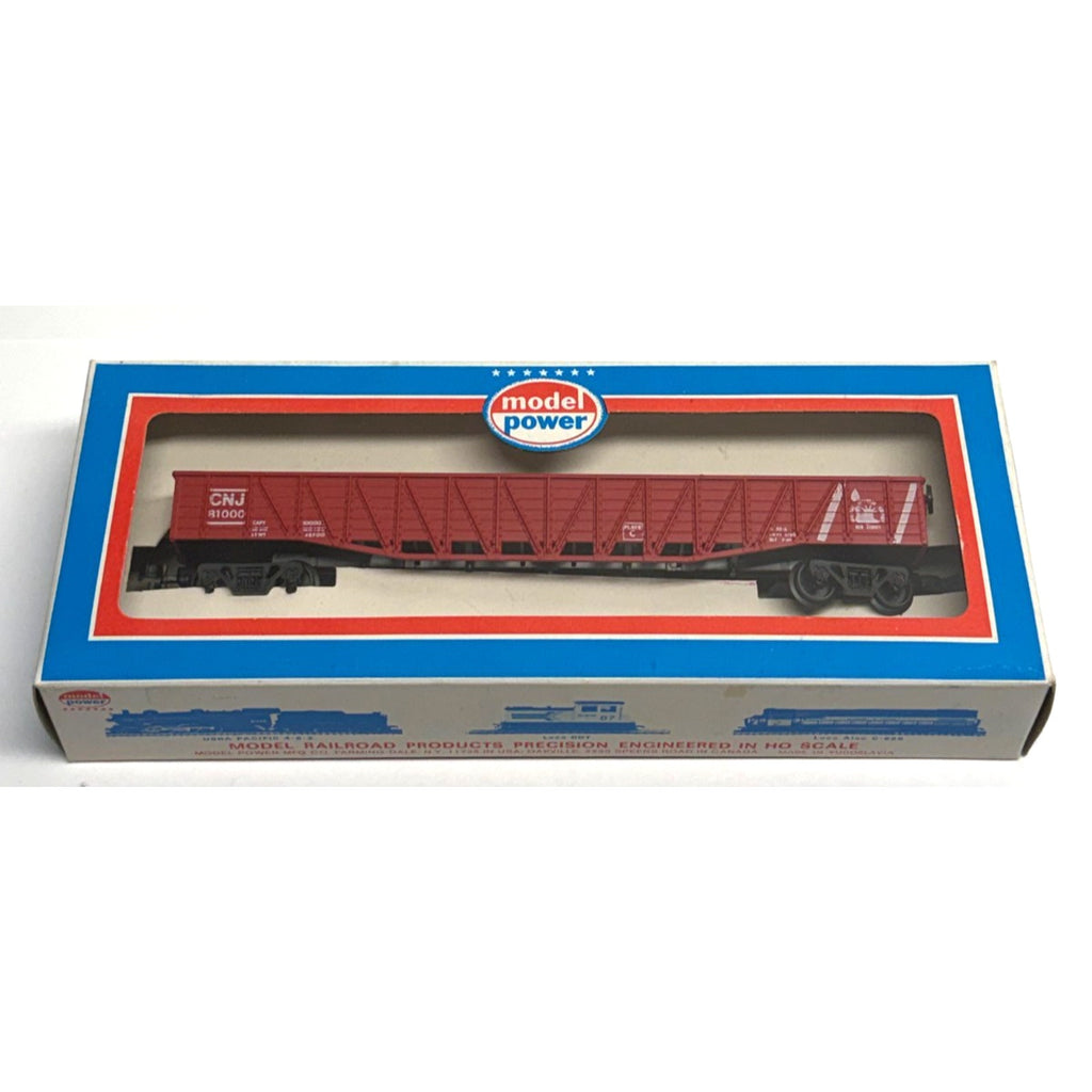 Vintage NEW Model Power HO Scale Wood Gondola 9094 C.N.J.