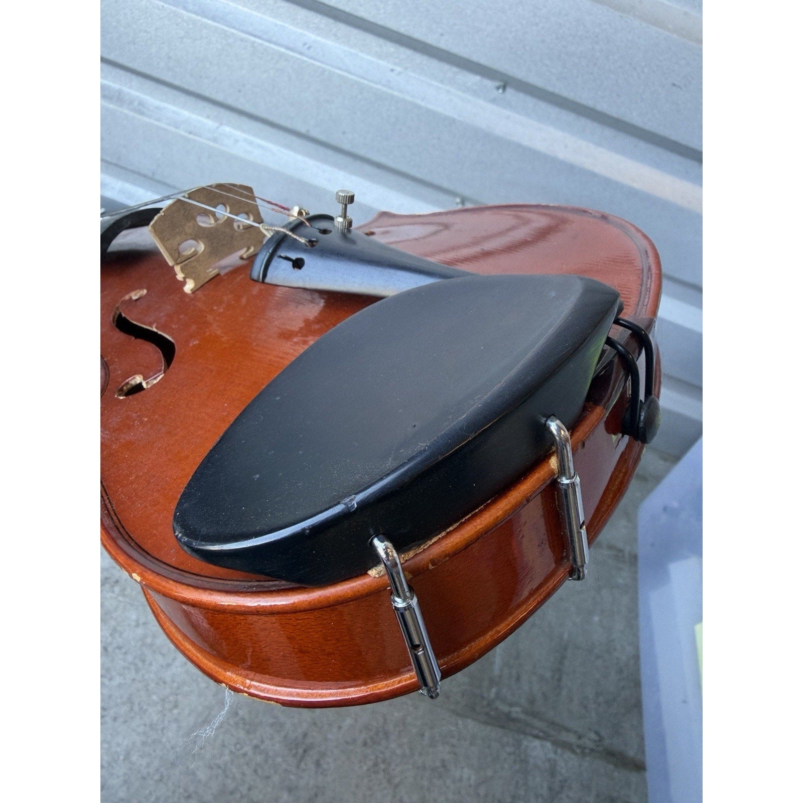 Vintage Stradavarius style 4/4 Violin w/Case & Bow ~~Missing Parts~~