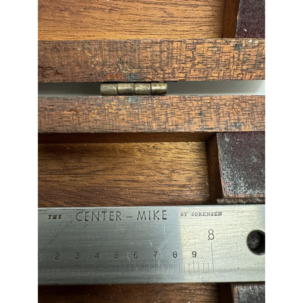 VINTAGE Sorensen Center-Mike Center Distance Gage Model A7 w/Case EXCELLENT COND