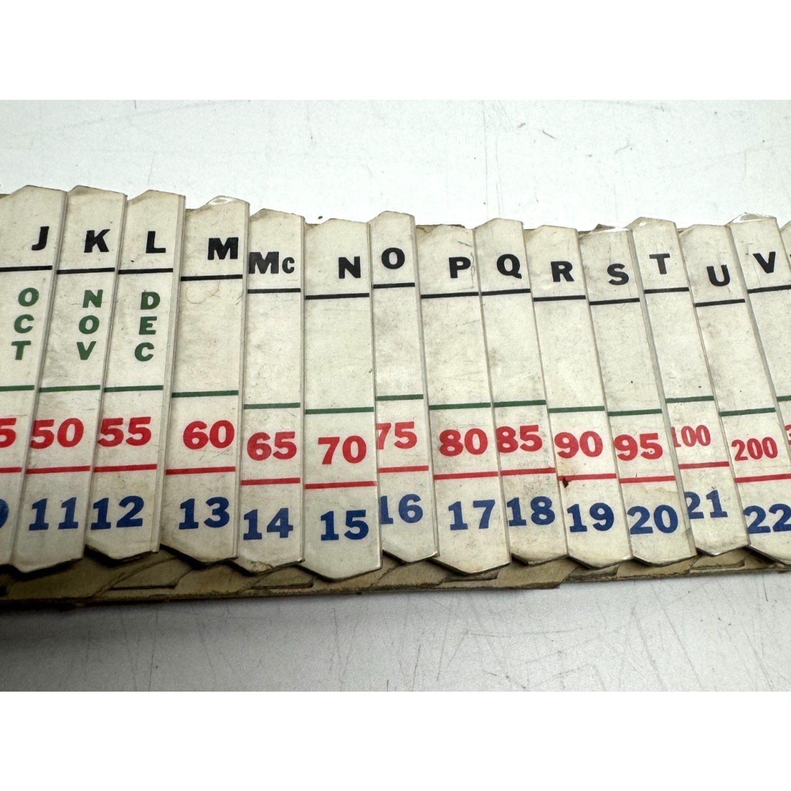 Vintage Amfile Sort-All Vtg Index File Sorter No. A31