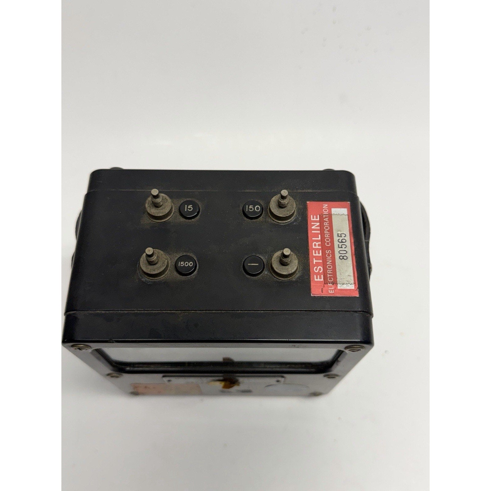 VINTAGE Weston Electrical MILLIAMPERES Meter 430 Milliamp Steampunk