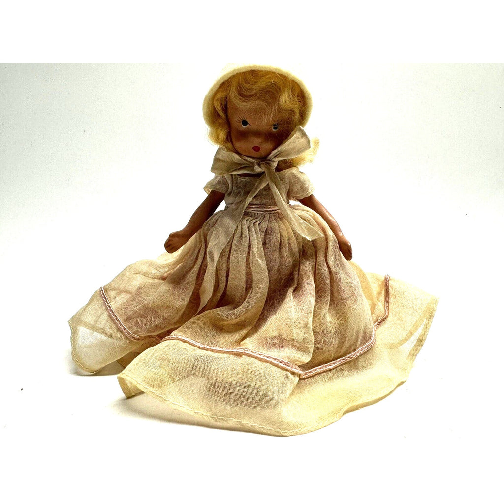 Vintage 1950s Nancy Ann Story Book Doll 5.5"