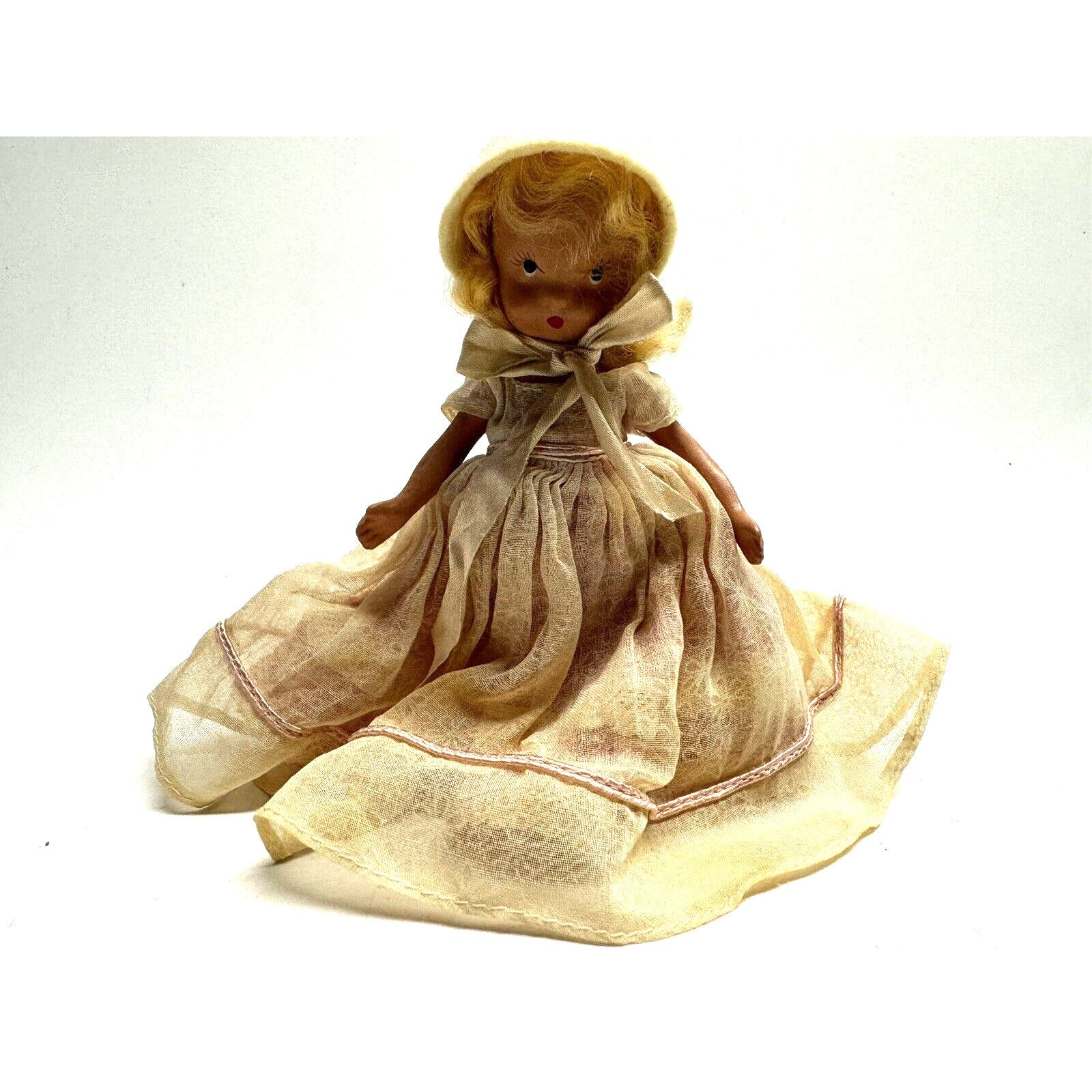 Vintage 1950s Nancy Ann Story Book Doll 5.5"