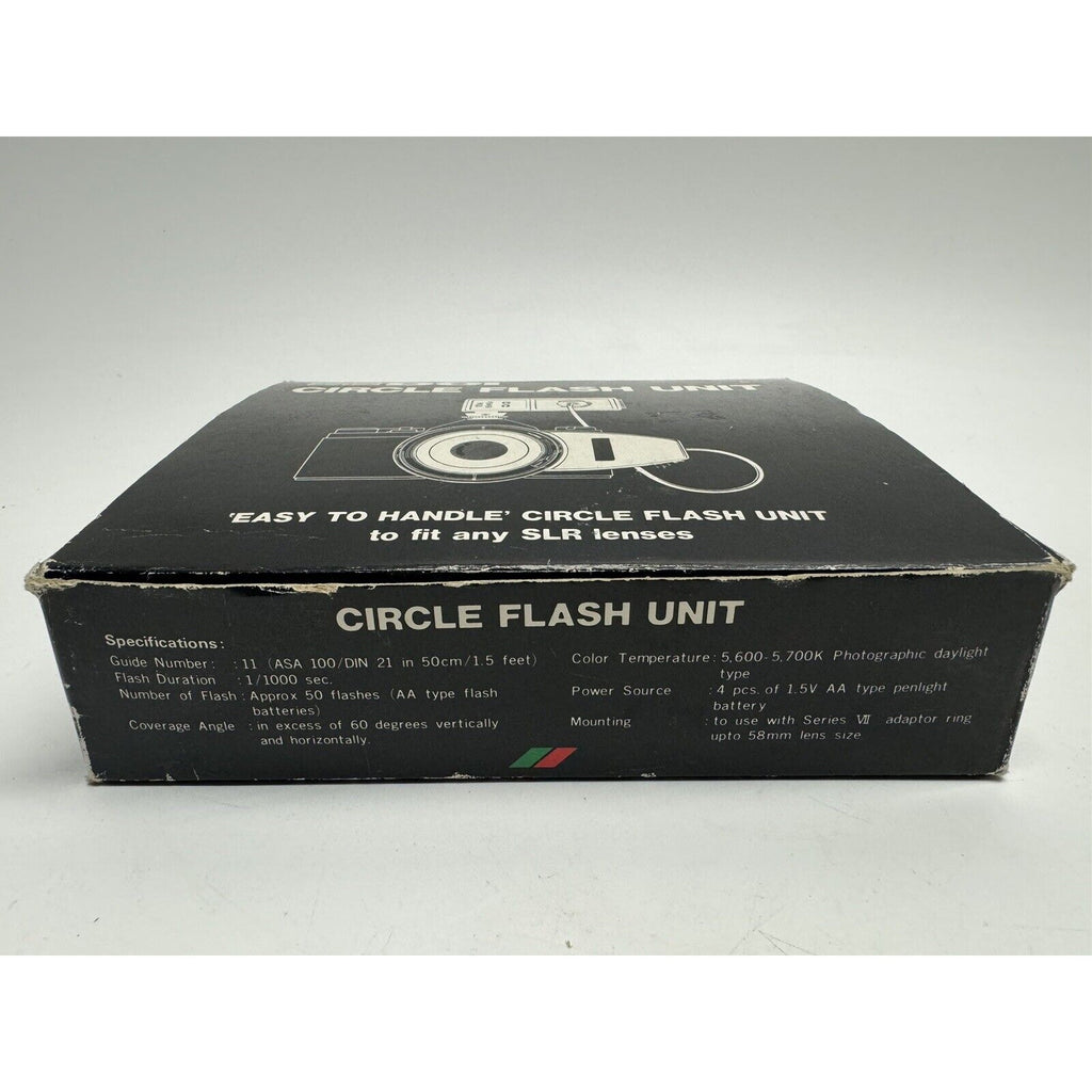 VINTAGE NOS DOI Circle Flash Unit to Fit Any SLR Lenses