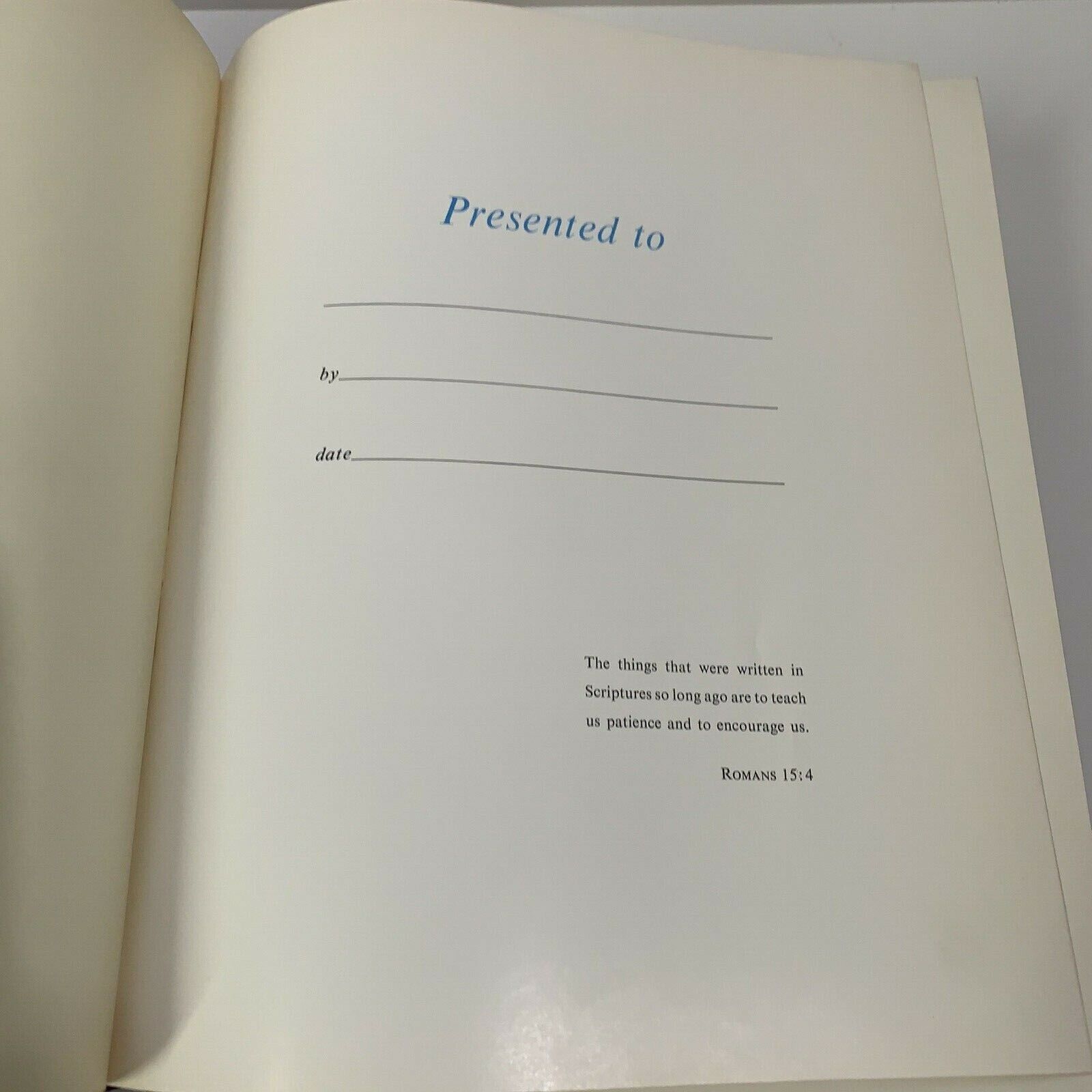 VINTAGE "NEW" The Living Bible Family Edition Paraphrased 1973
