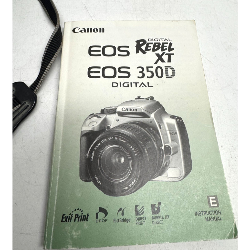 Vintage Canon Digital Rebel XT EOS 350D - No Battery Untested