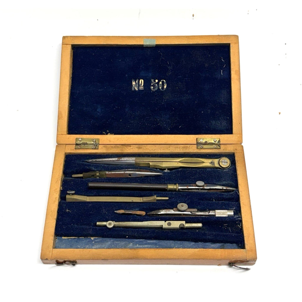VINTAGE COMPAS SUPERIEURS BREVETES S. G. D. G. Drafting Set