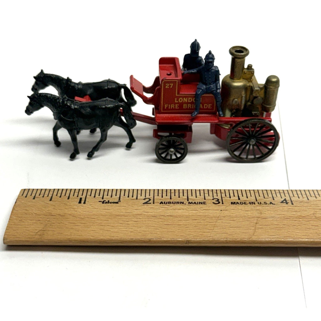 Vintage Days Gone By Lledo London Fire Brigade Fire Horse Drawn wagon