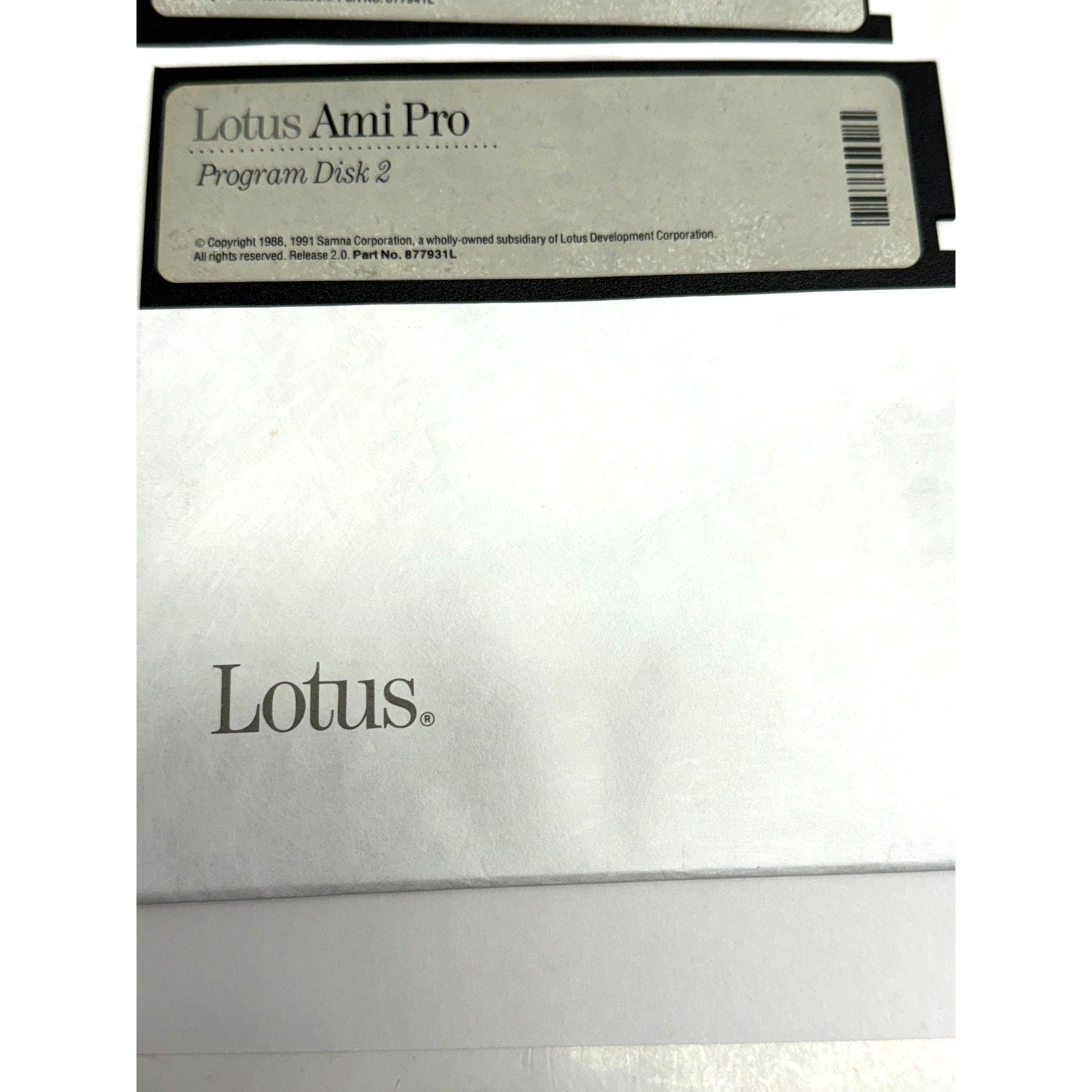 Vintage Lotus Ami Pro 2.0 5.25 Floppy Disk Set 1991 - Preowned