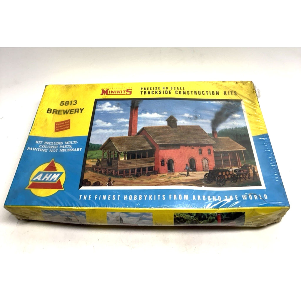 VINTAGE FACTORY SEALED A.H.M. HO U/A "BREWERY" PLASTIC MODAL KIT #5813
