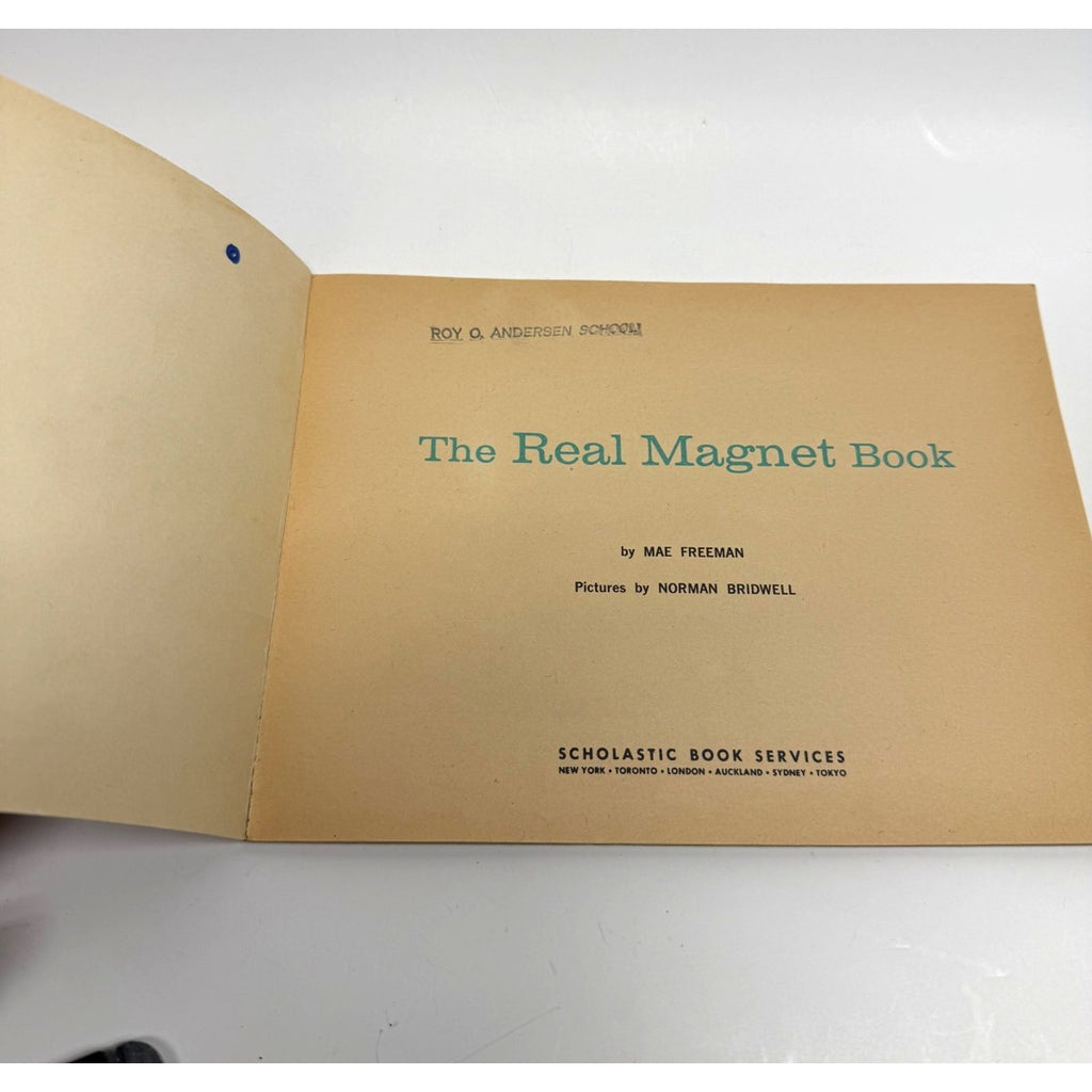 Vintage Secret Magnets by Herman and Nina Schneider With Magnet Book Manual