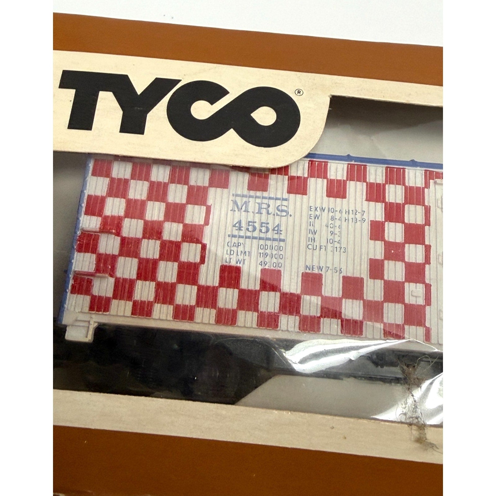 Vintage NEW Tyco HO Scale "Ralston Purina" 40' Ice Bunker Reefer MRS 4554 Car